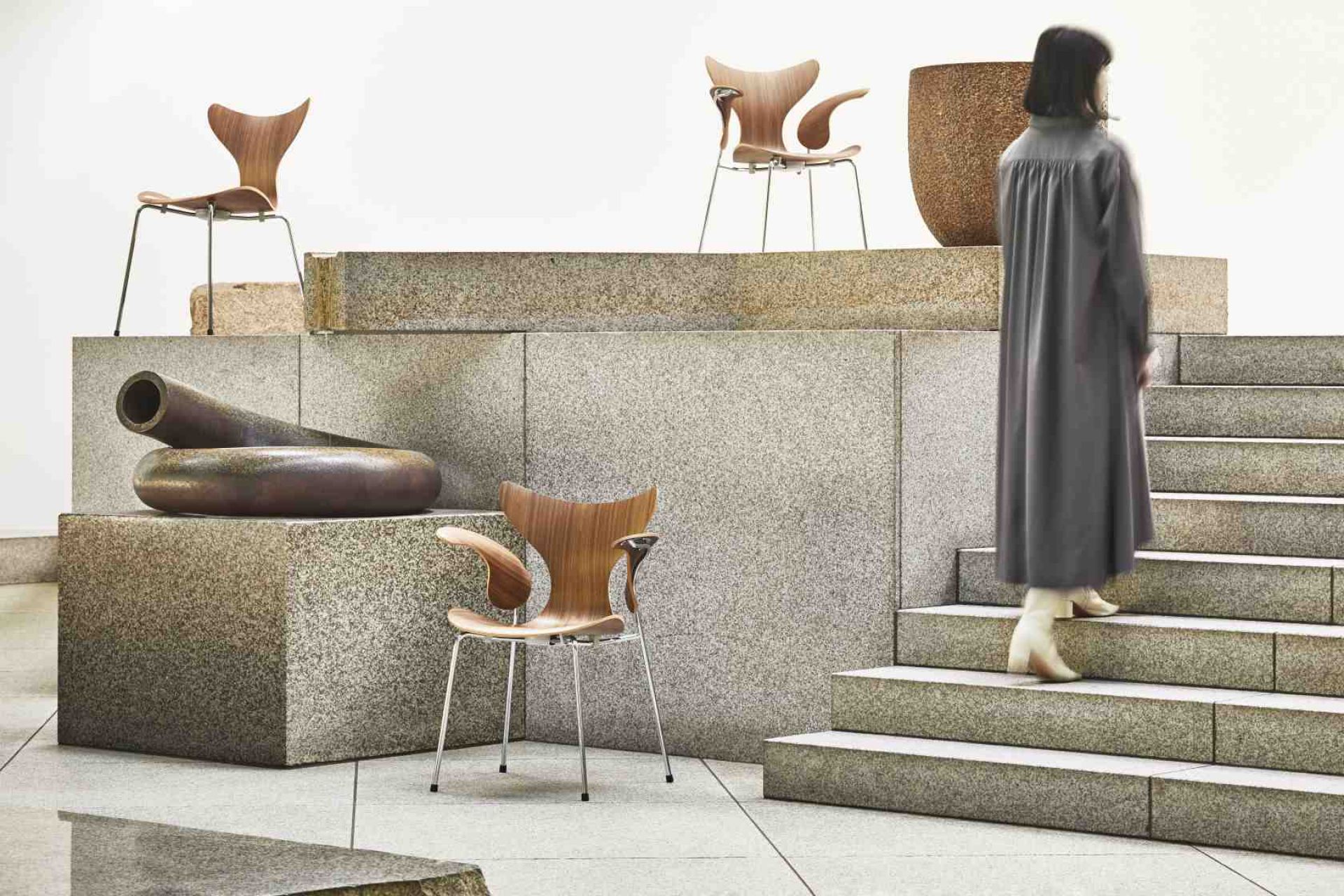 Lily Accoudoir chaise 3208 Fritz Hansen