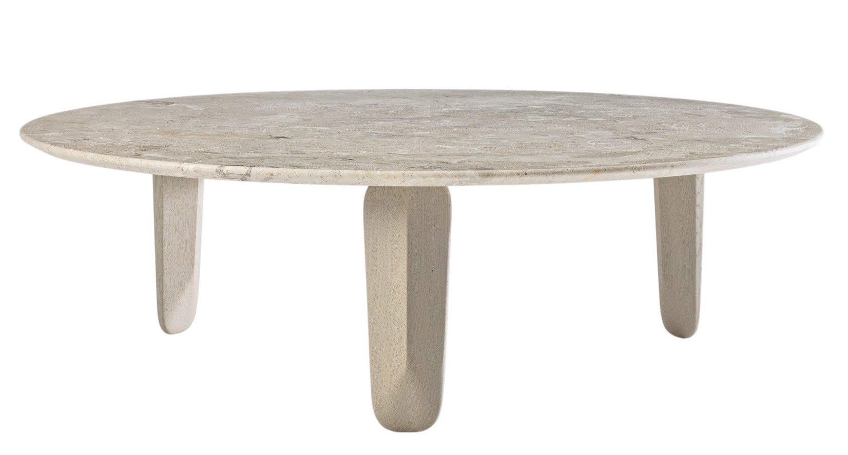Kuyu Marble Ronde Table basse en marbre Ronde Zeitraum