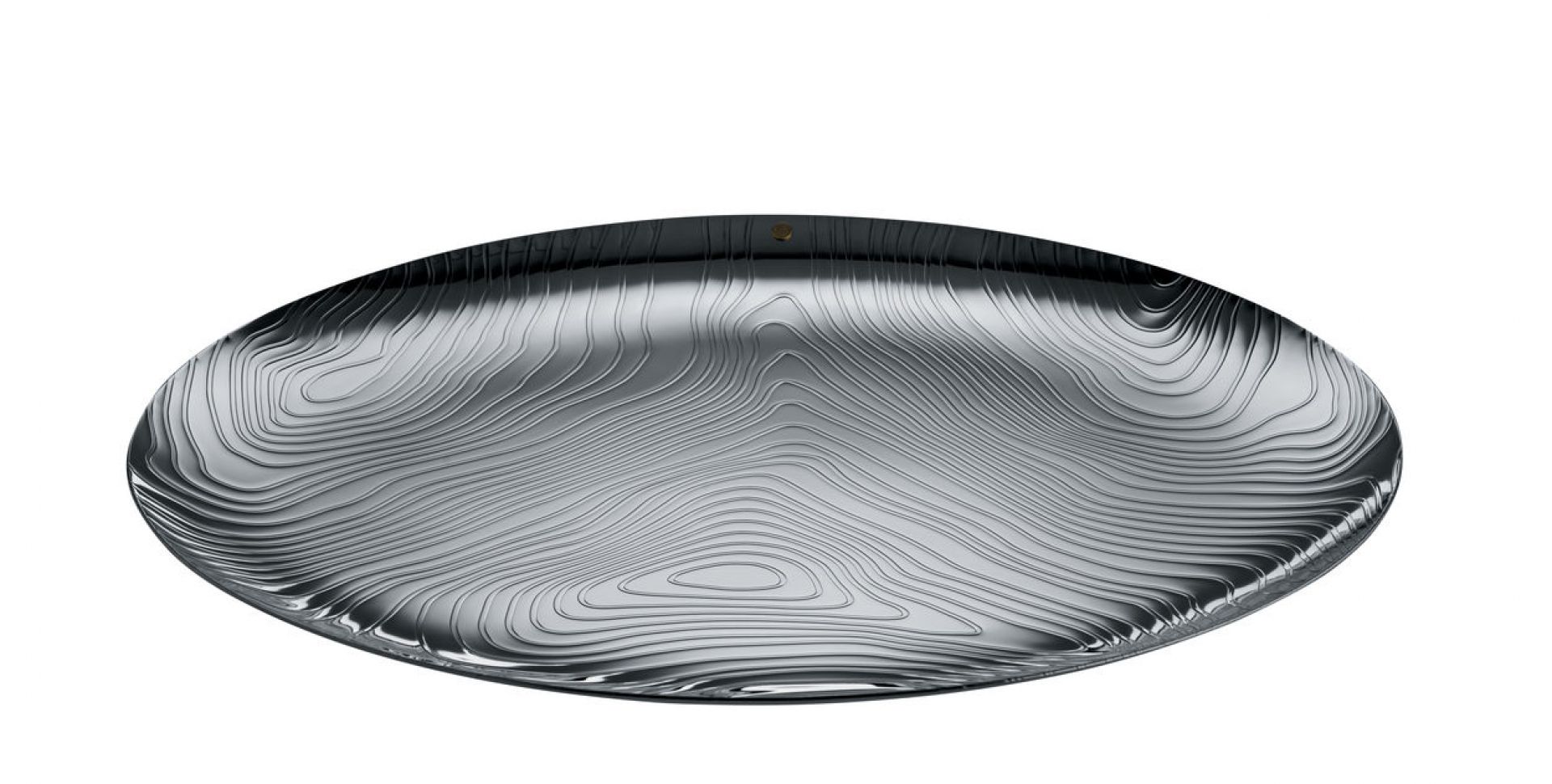 Plateau Texture noir - Alessi