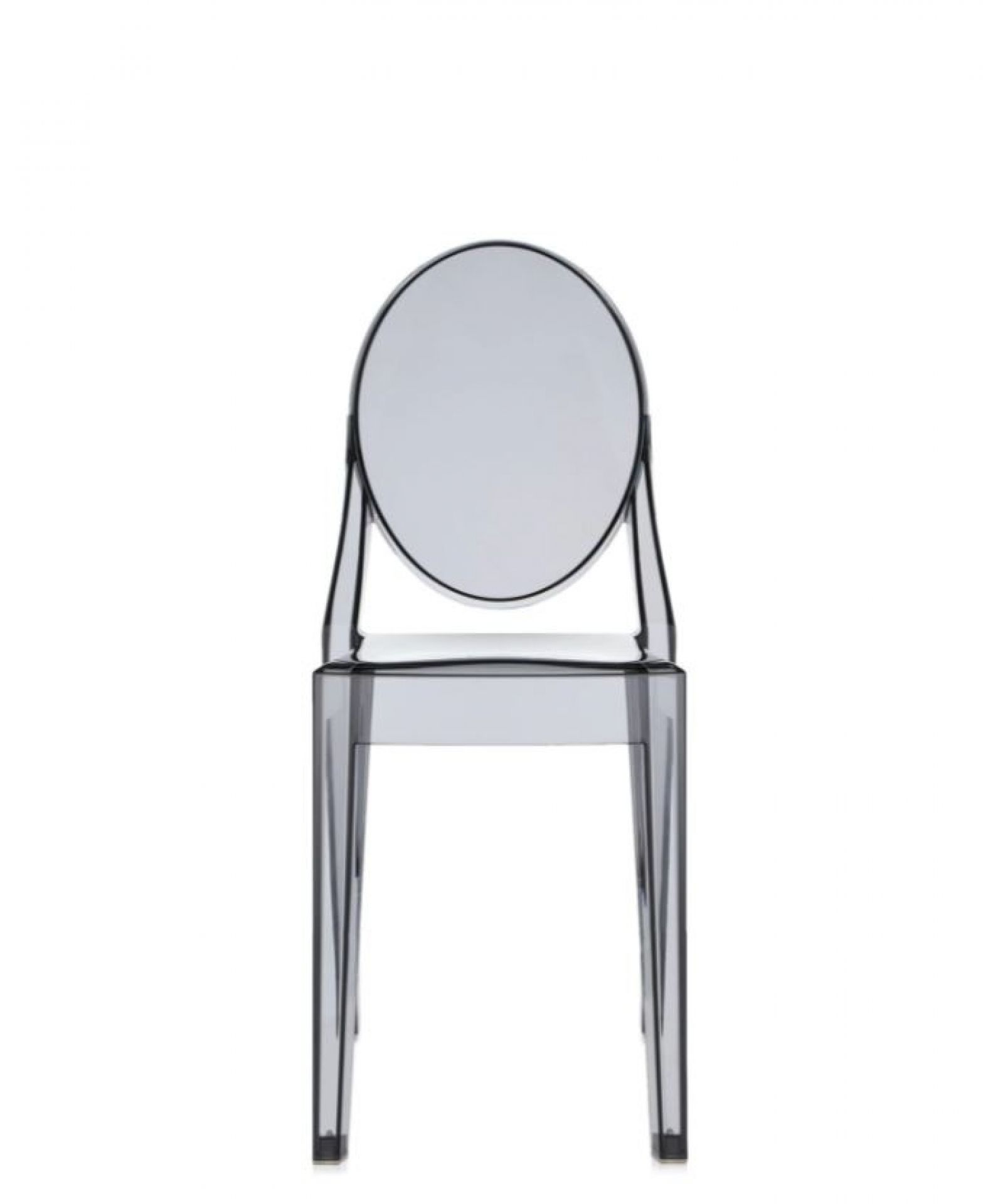 Victoria Ghost Chaise 2-er Set Kartell gris fumé
