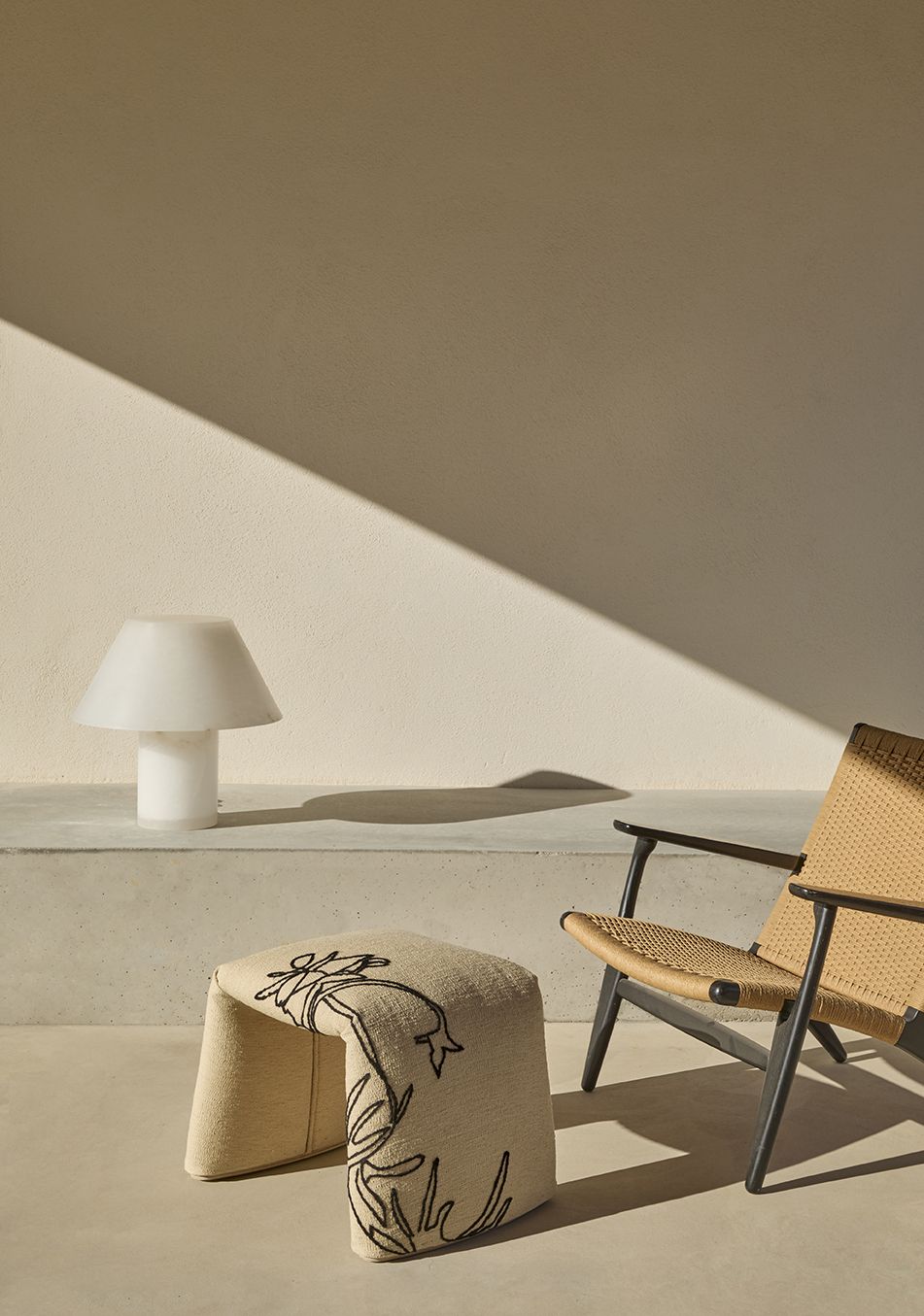 Banc de fleurs plié Nanimarquina 