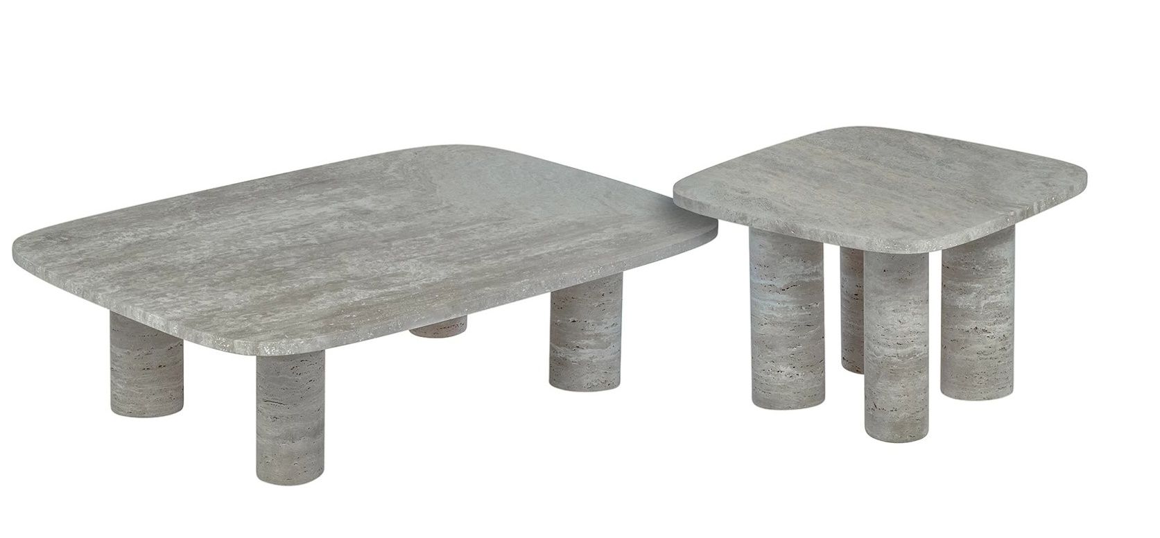 Volos table d'appoint L 52 x P 52 x H 34 cm Blomus