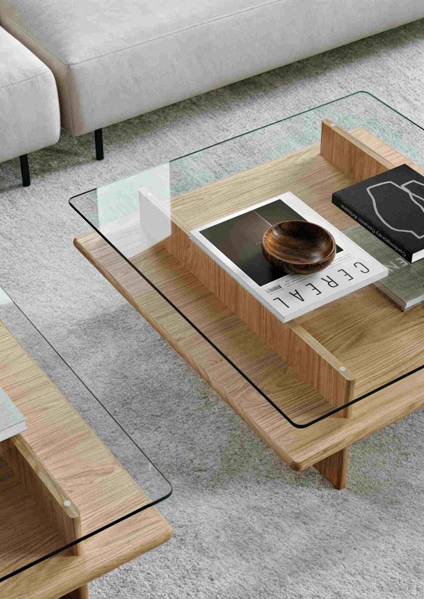 Parallel Coffee Table Table basse 90x90 cm Woud