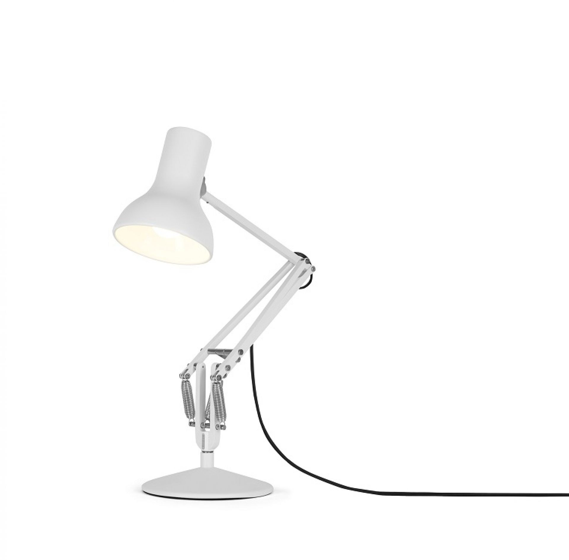 Type 75 Mini Desk lamp lampe de table Anglepoise Alpine blanc