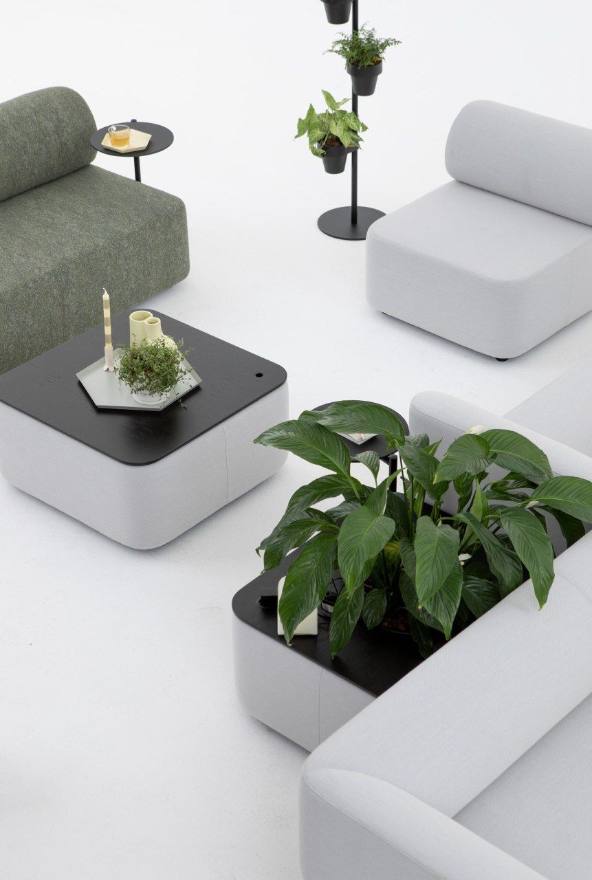 Mezza élément d'assise avec dossier Canapé Cascando 