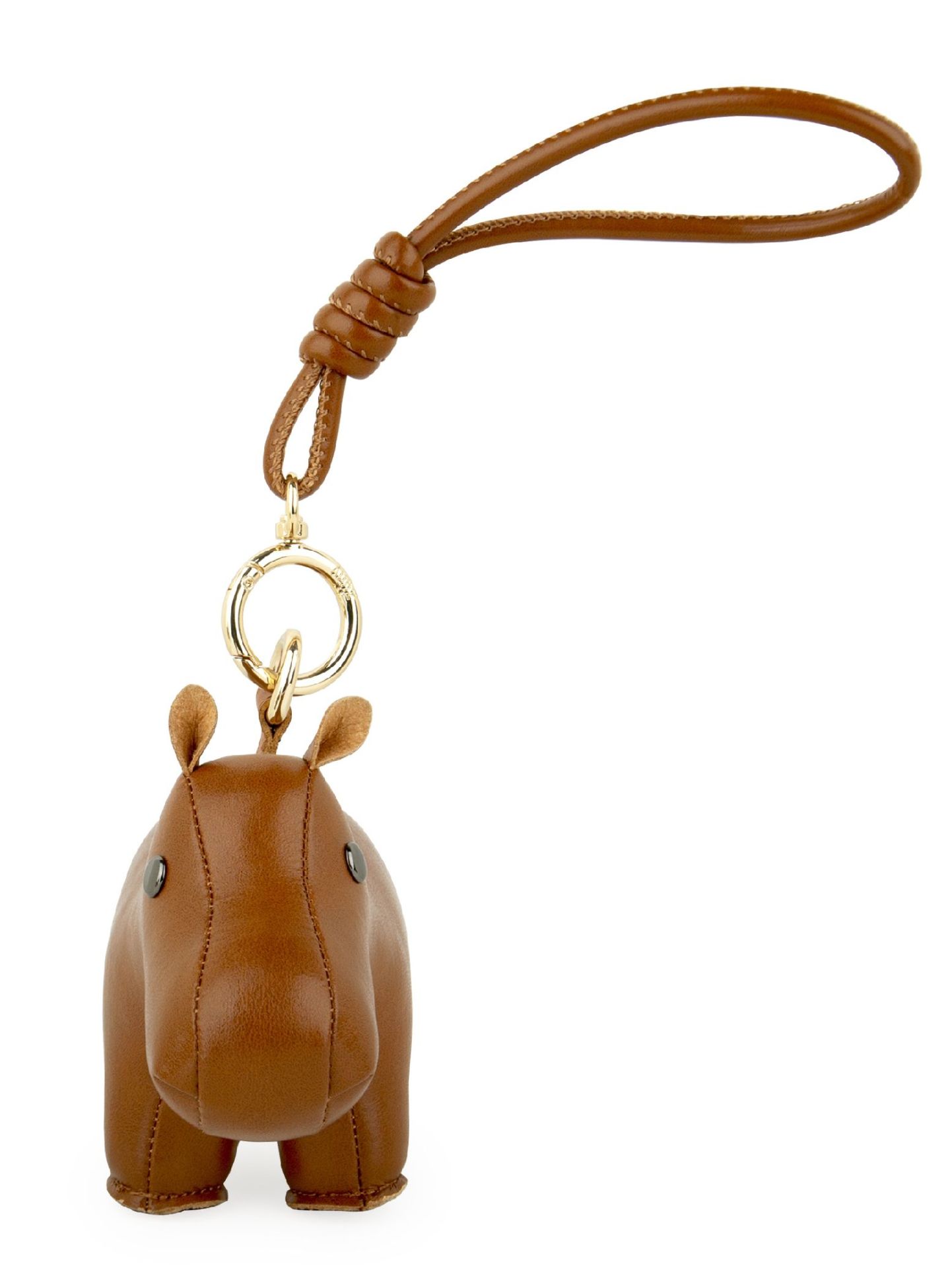 Bag Charm Pendentif de sac avec lanière Hippo Tan Züny