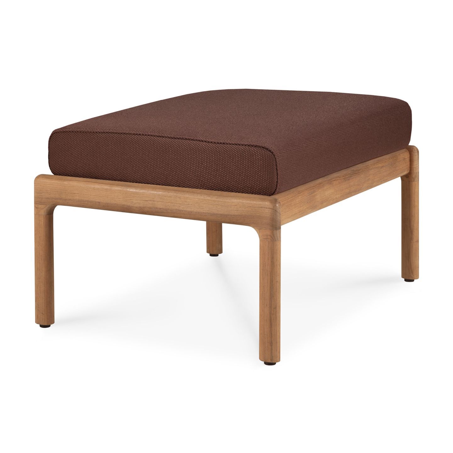 Pouf d'extérieur Jack Outdoor en teck bordeaux Ethnicraft