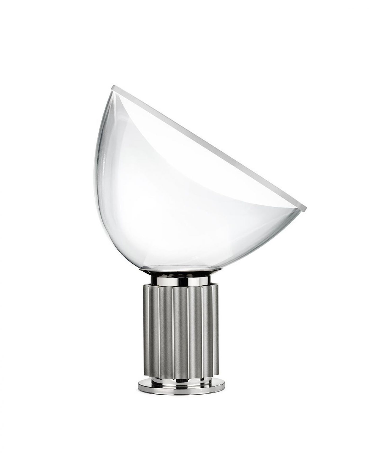 Taccia Small LED Tischleuchte Flos-eloxiertes silber