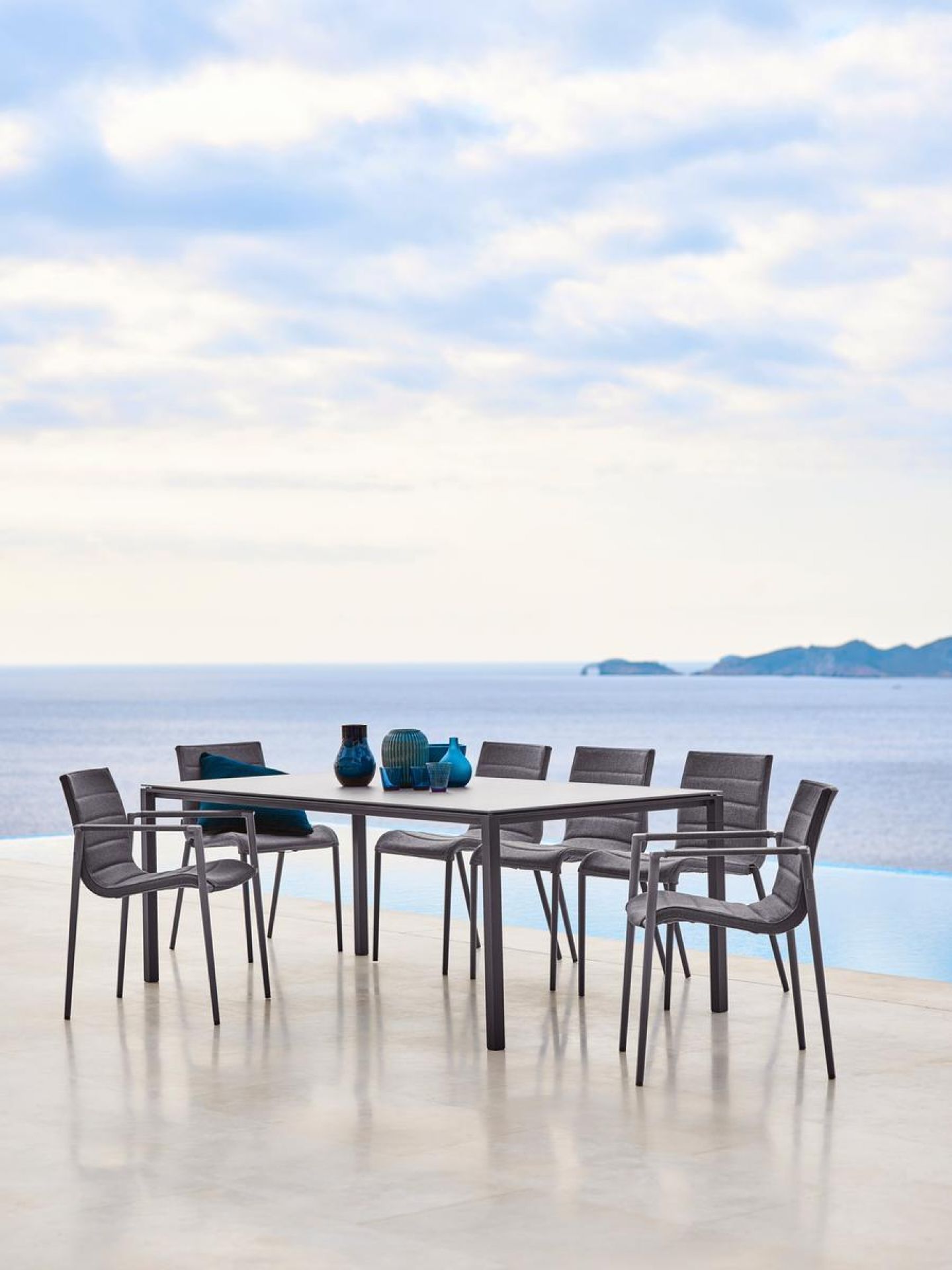 Core Outdoor Chaise AirTouch Gris Cane-Line OFFRE SPECIALE