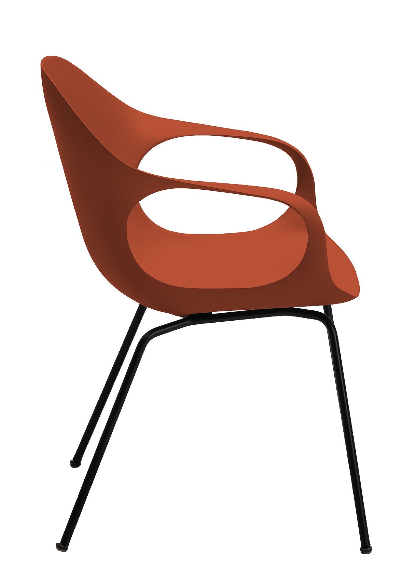 Fauteuil Elephantino piètement quatre pieds Kristalia