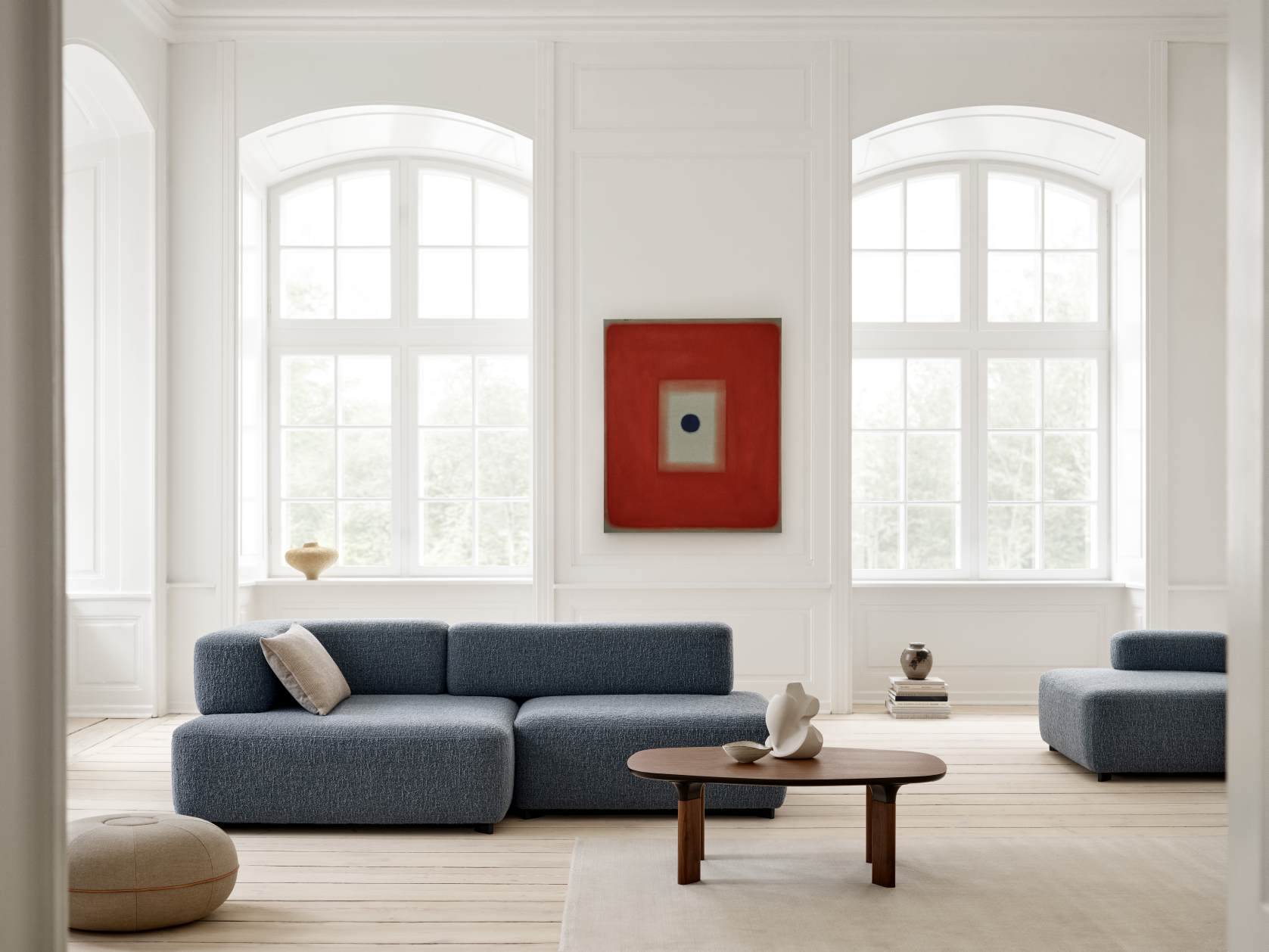 Pouf Large Tabouret Fritz Hansen