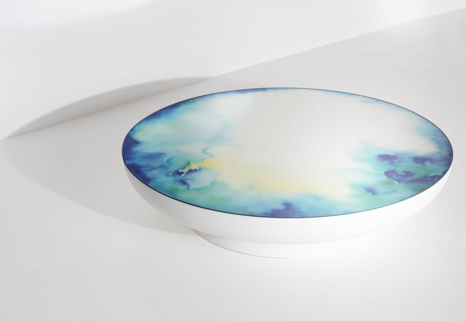 Francis Coffee Table Table basse Ø 110 cm Petite Friture Blanc Francis Coffee Table Table basse Ø 110 cm Petite Friture Blanc