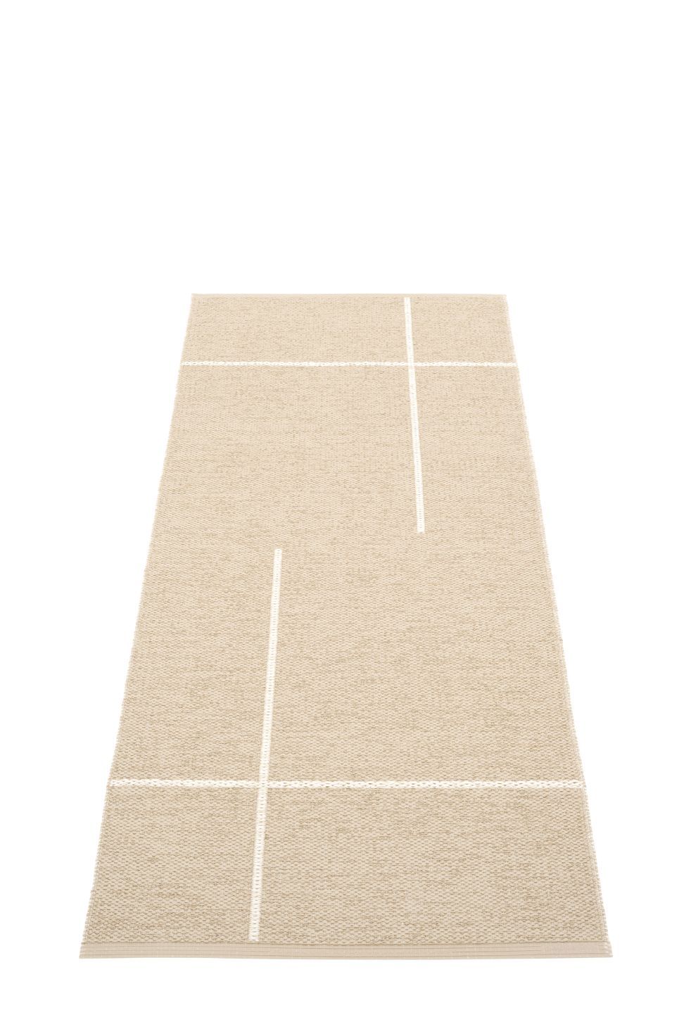 Fred Tapis 70x180cm beige Pappelina