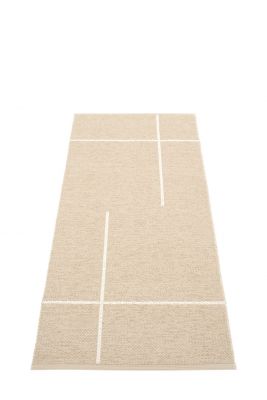 Fred Tapis 70x180cm beige Pappelina