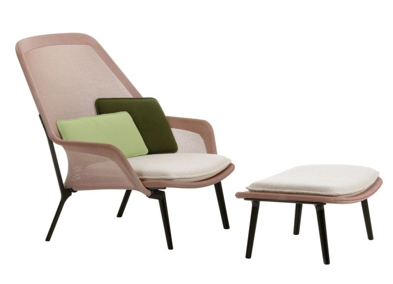 Slow Chair &amp; Ottoman Fauteuil Vitra