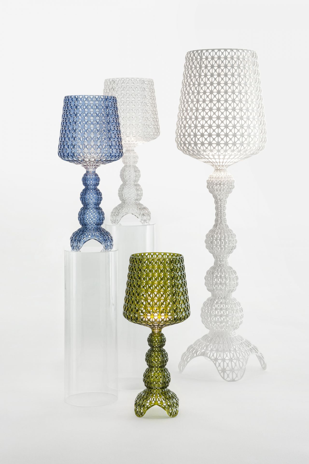 Mini Kabuki lampe de table blanc Kartell