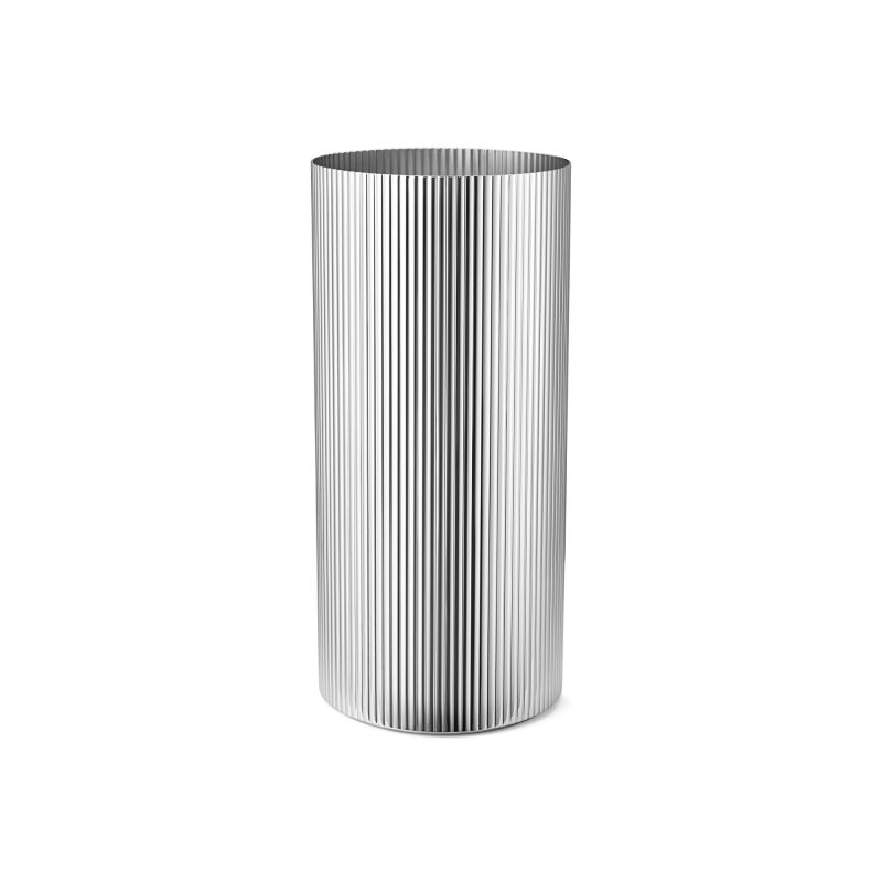 Bernadotte Vase acier inoxydable Grande Georg Jensen