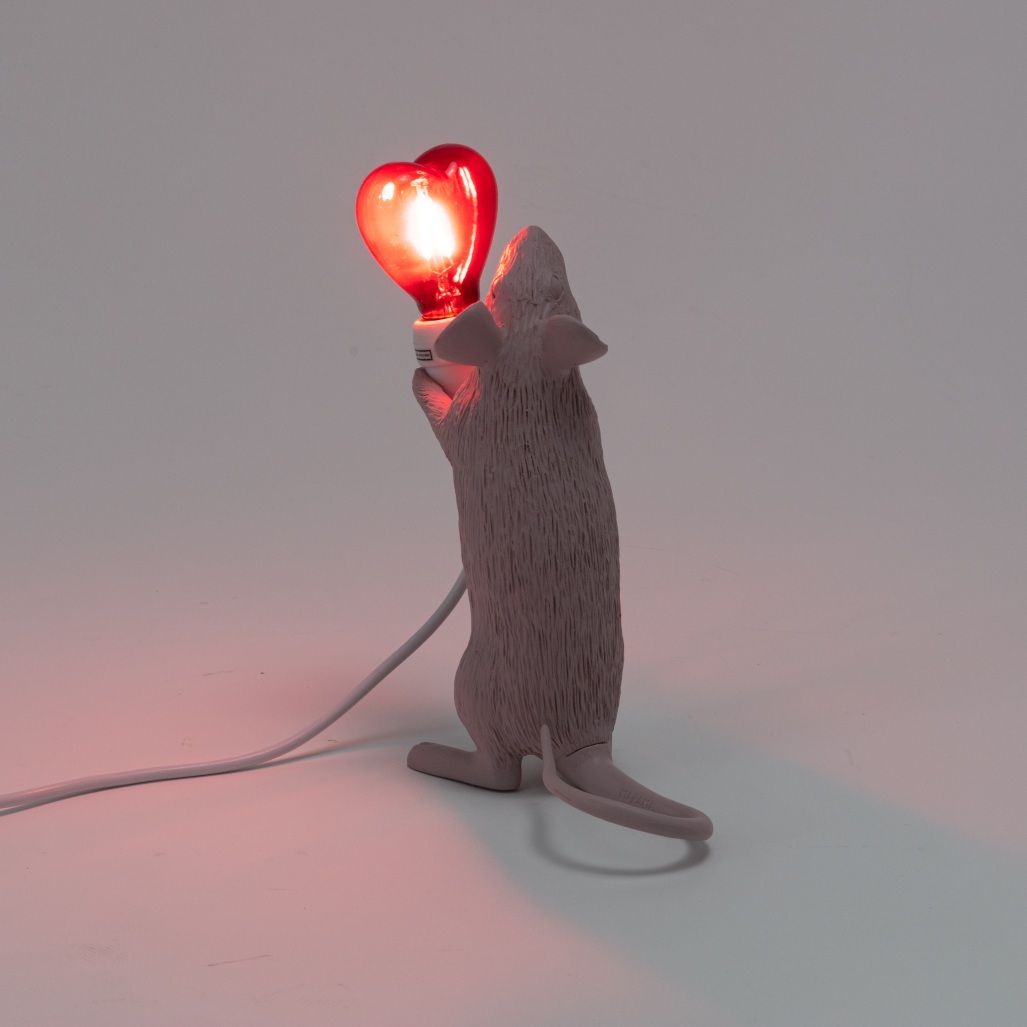 Mouse Lamp Step Love Edition Lampe de table USB Seletti