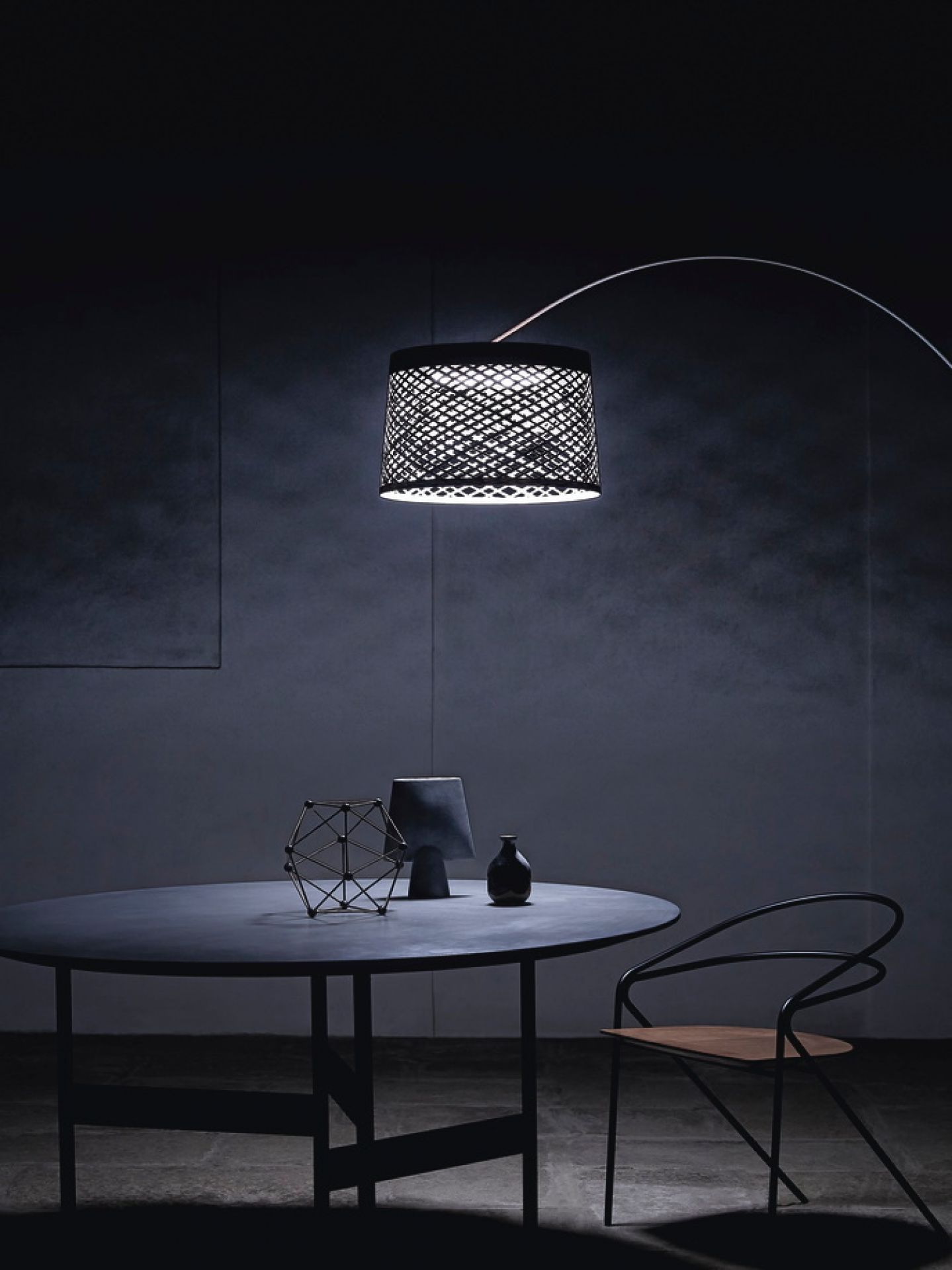 Twiggy Grid lampadaire CHEMINÉE ROUGE Foscarini OFFRE SPECIALE
