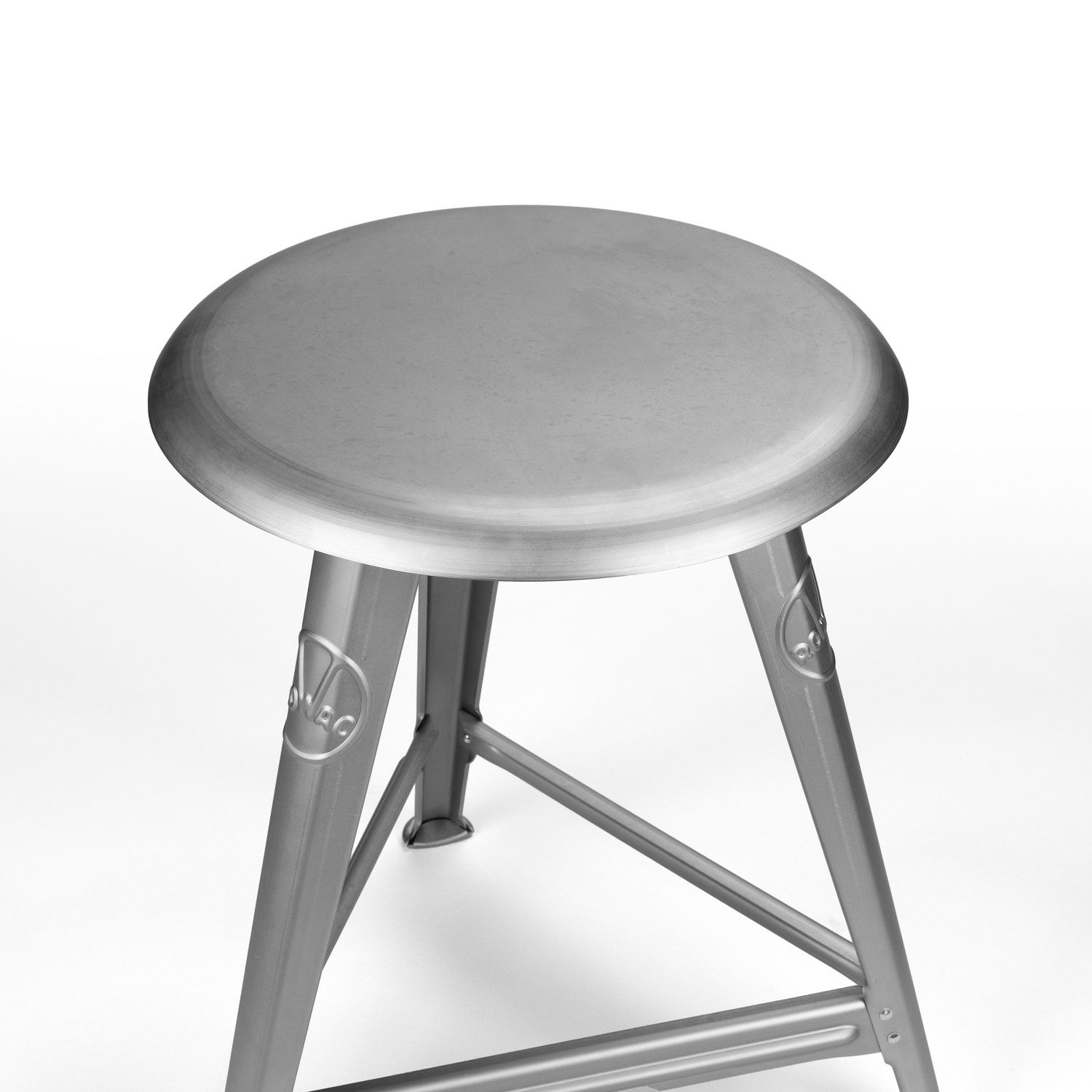 Just Steel Tabouret Bauhaus Dessau 100 Edition Rowac LIMITED EDITION