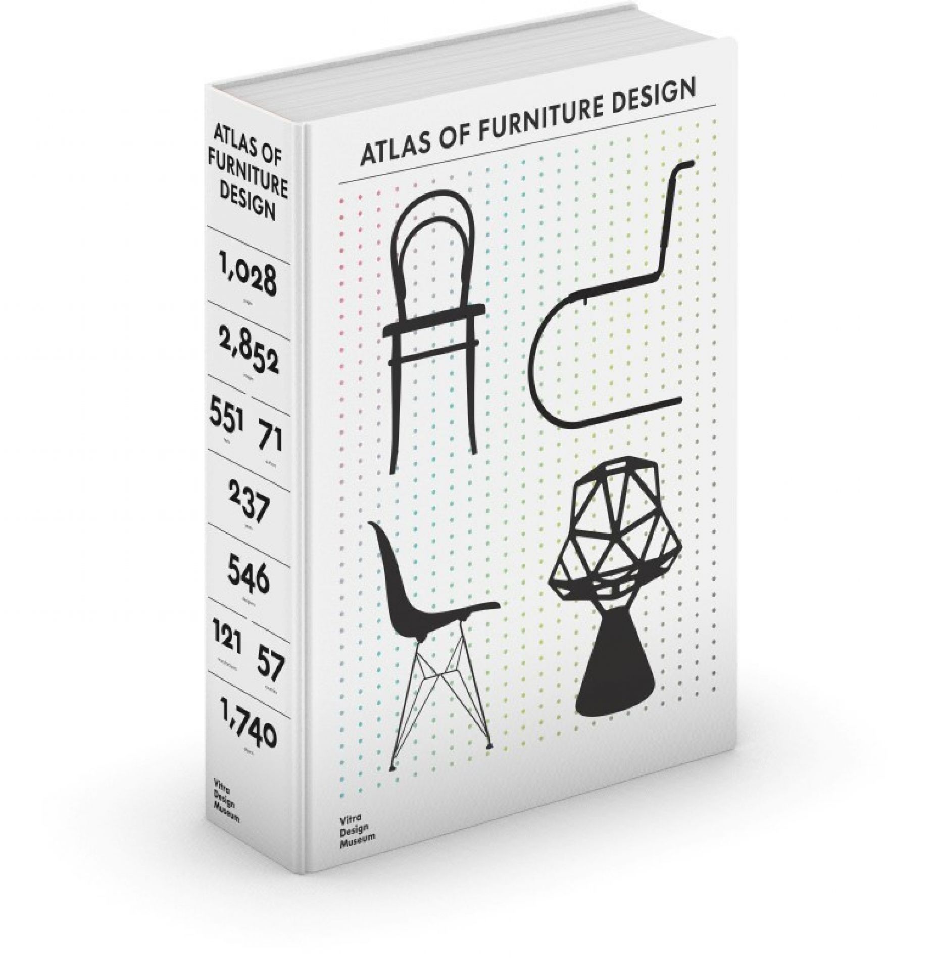 Atlas du livre de mobilier design Vitra Anglais texte