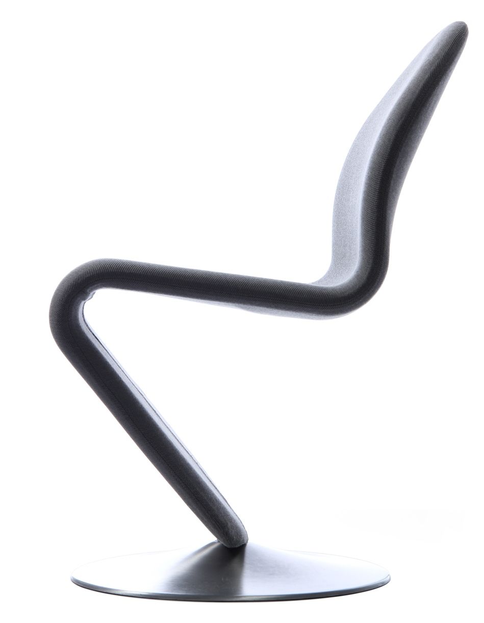System 1-2-3 Dining Chair Standard Chaise à pied rond Verpan  