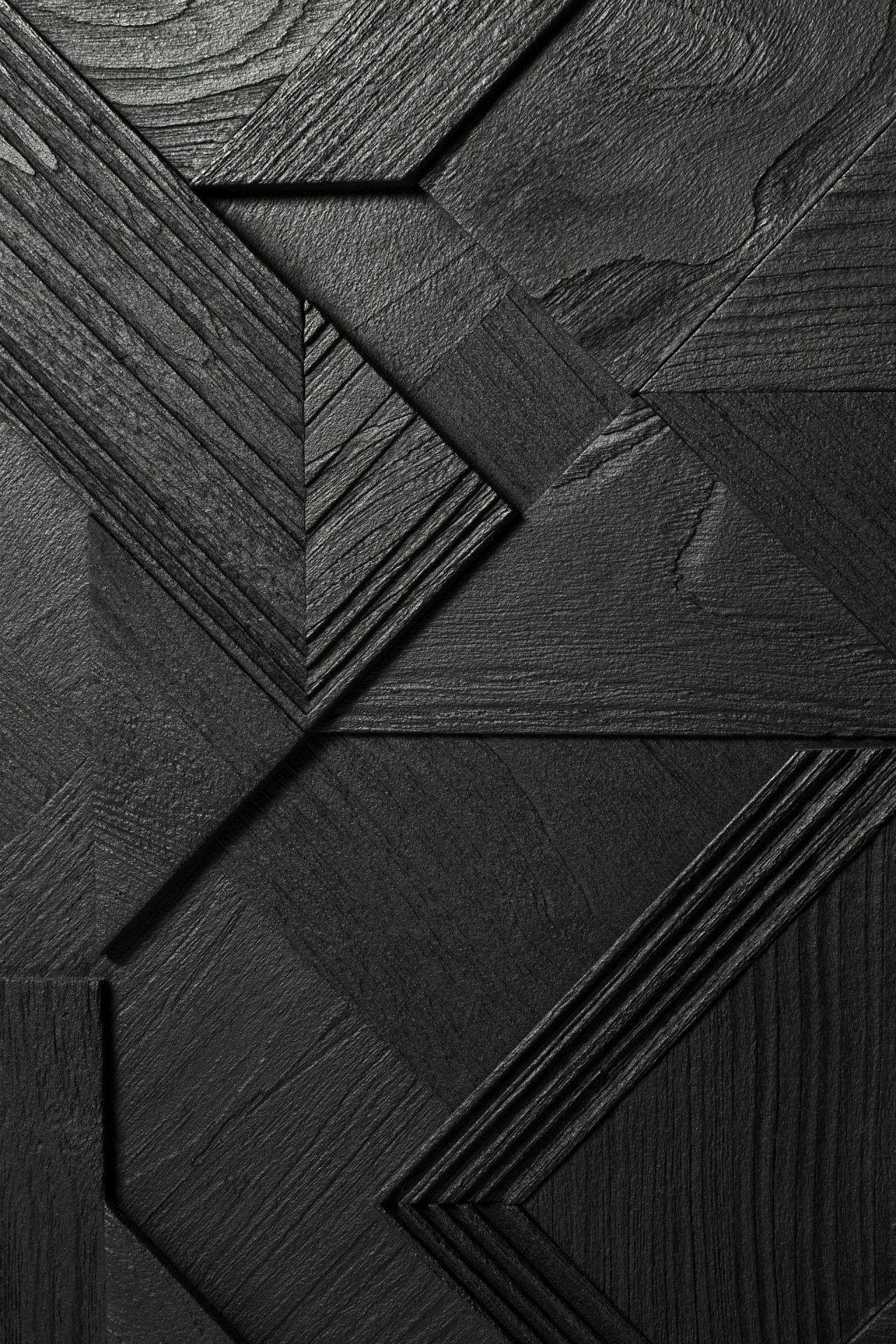 Graphic Buffet en teck noir Ethnicraft
