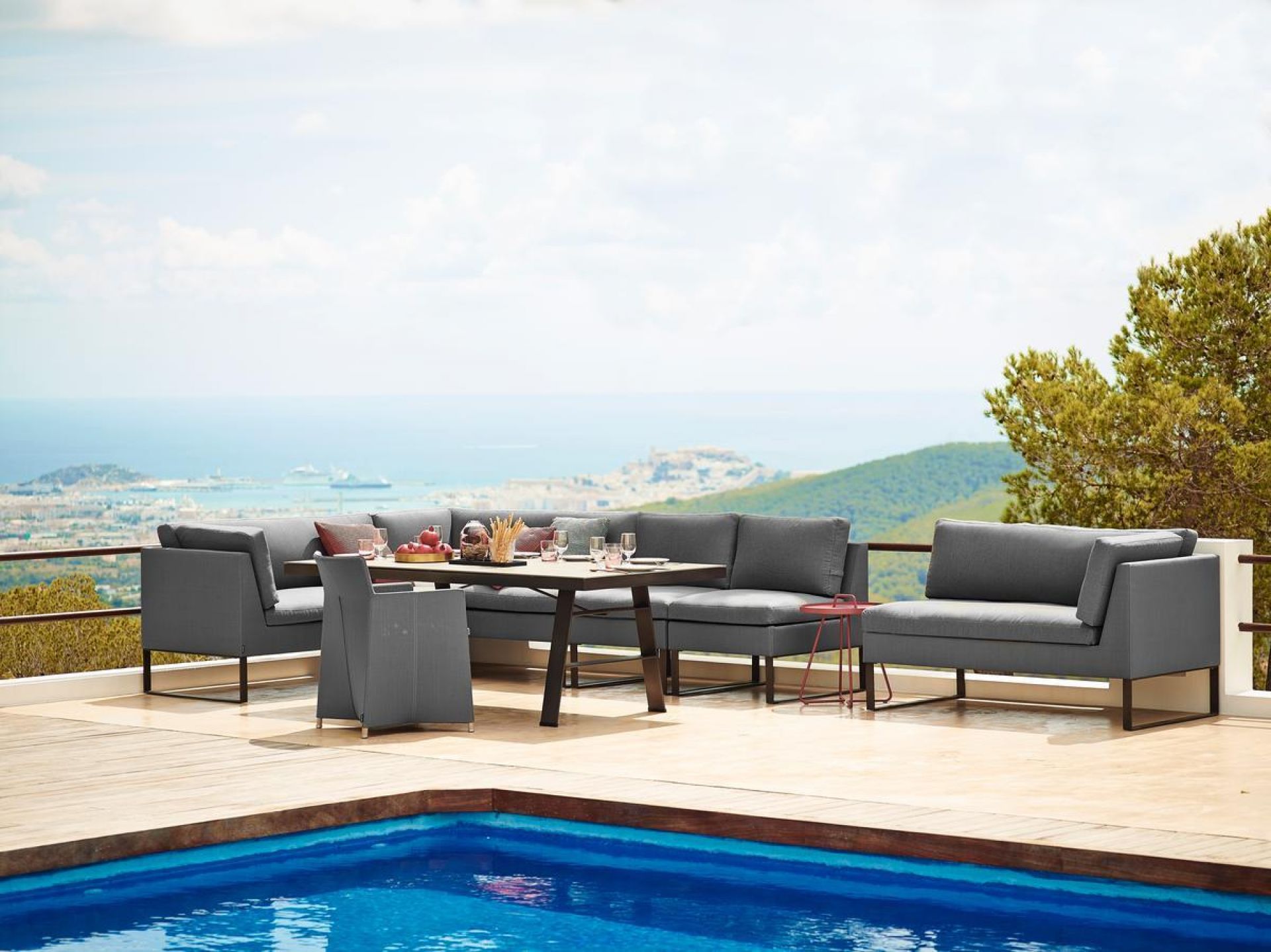 Flex Outdoor canapé 2 places droite Cane-Line