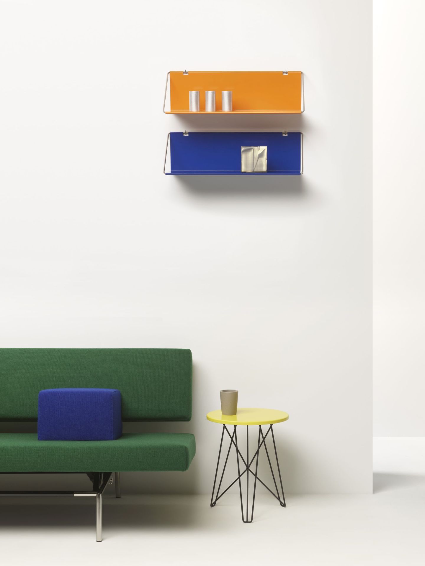 Ijhorst Tabouret / Table d'appoint jaune zinc Spectrum
