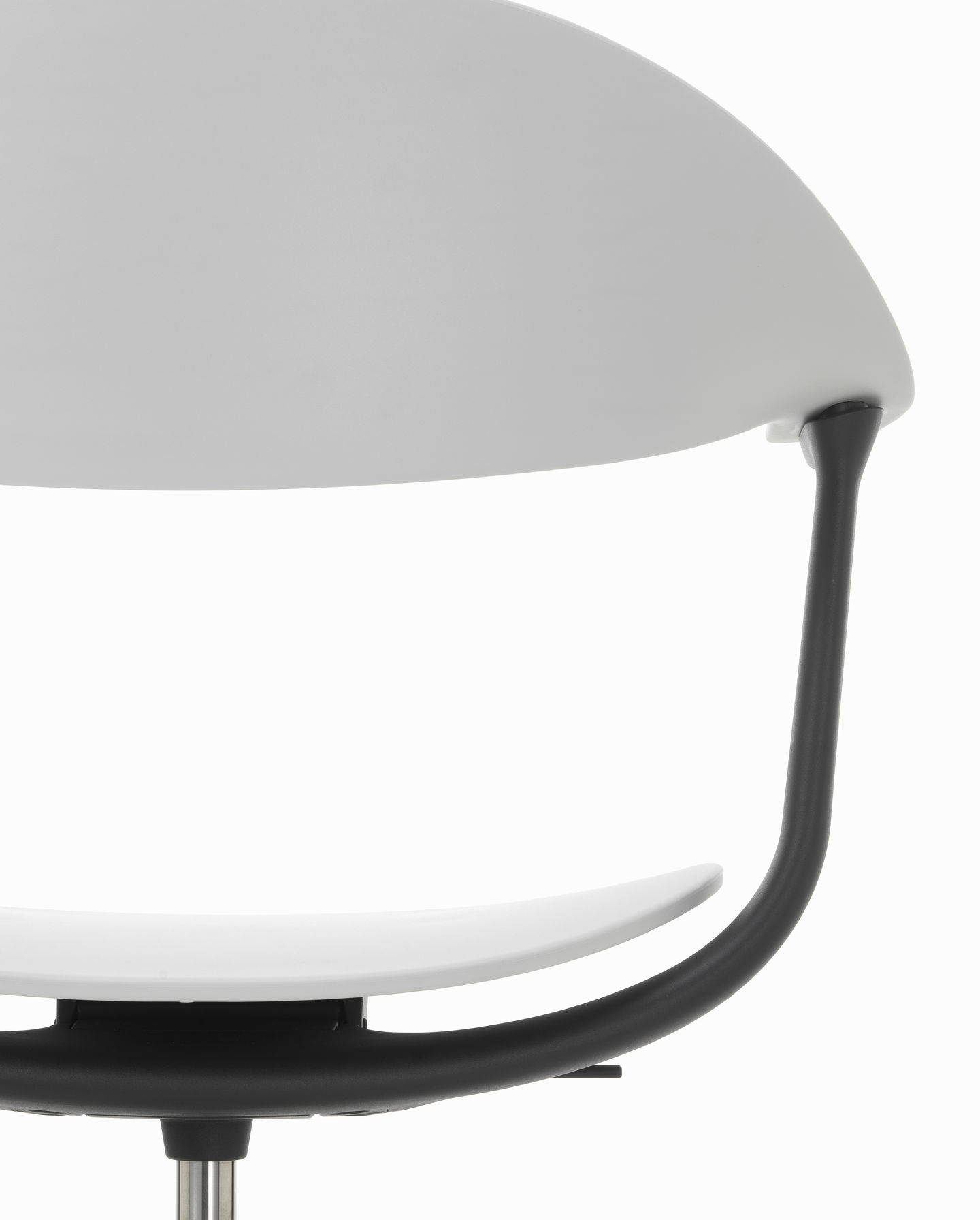 Mynt dossier et assise plastique Chaise de bureau Vitra