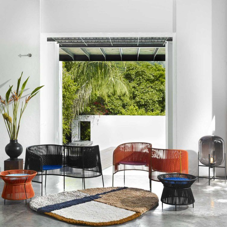Caribe Basket Table Table Outdoor ames 