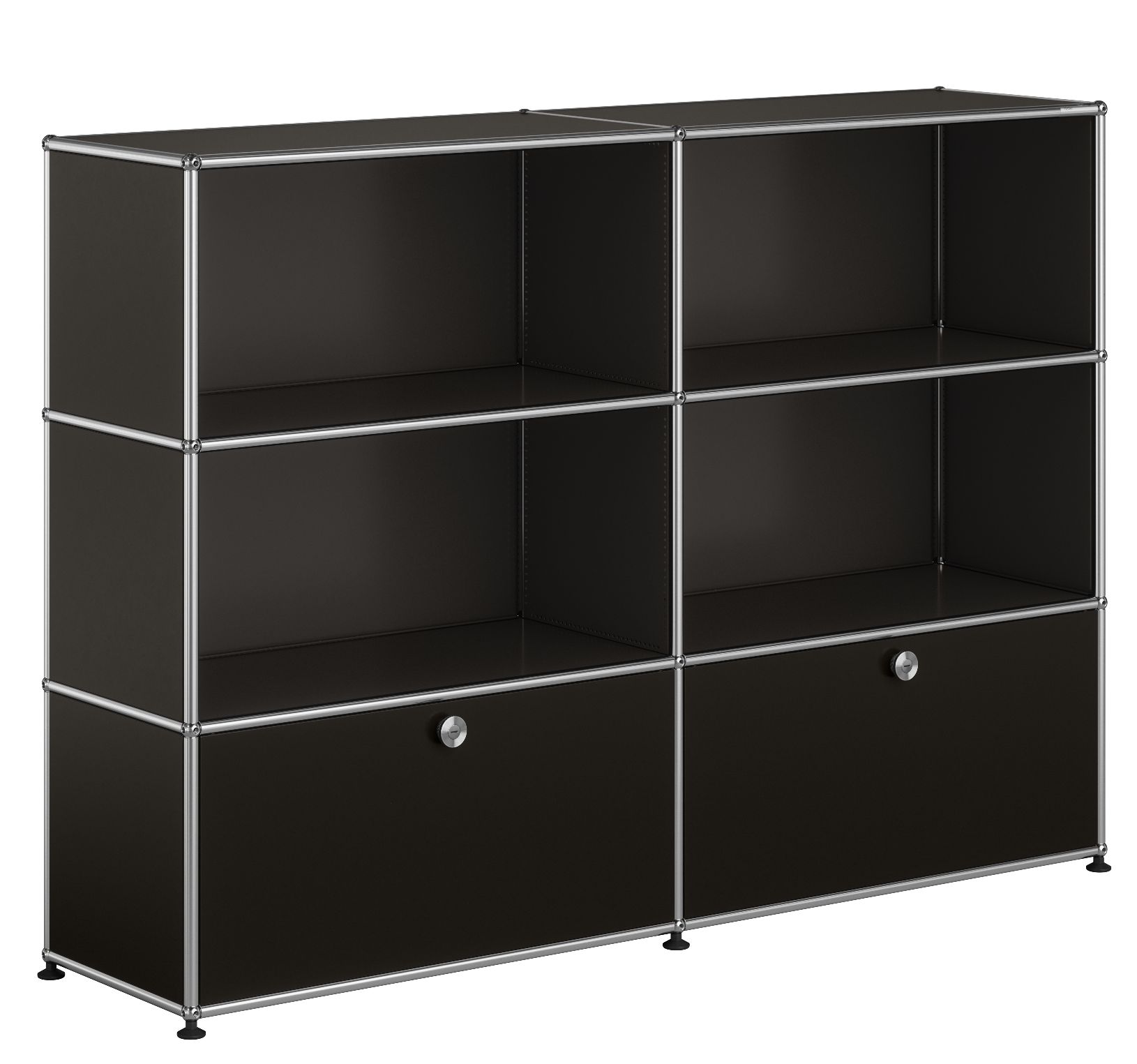 Buffet USM Haller M 65 4 portes ouvertes / 2 rabats - Livraison rapide