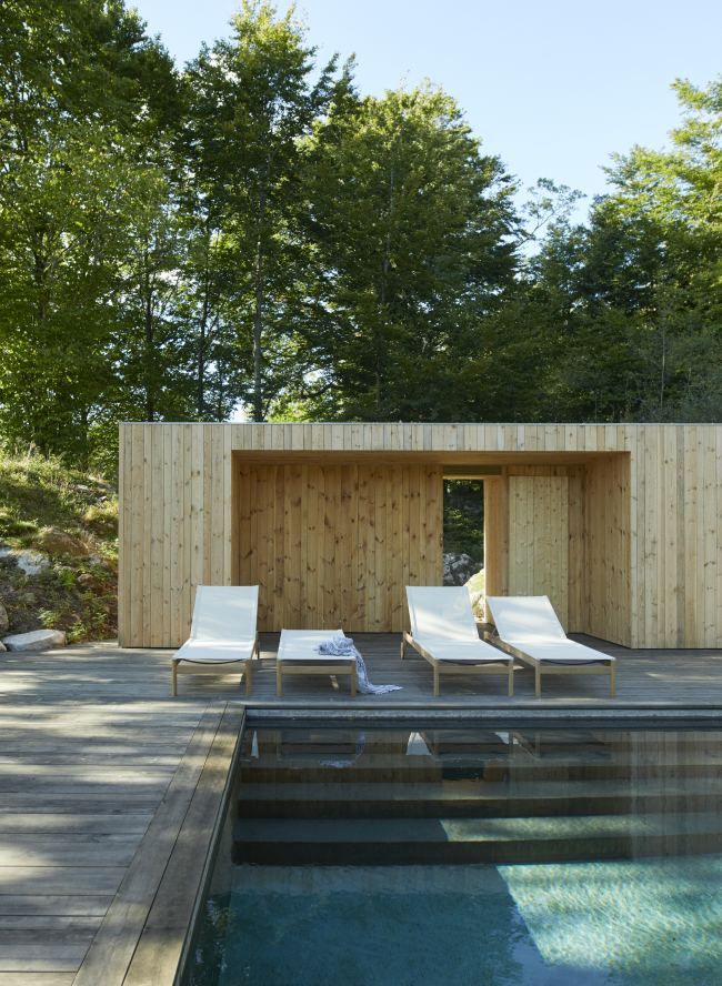 Pelagus Sunbed Bain de soleil d'extérieur Skagerak by Fritz Hansen