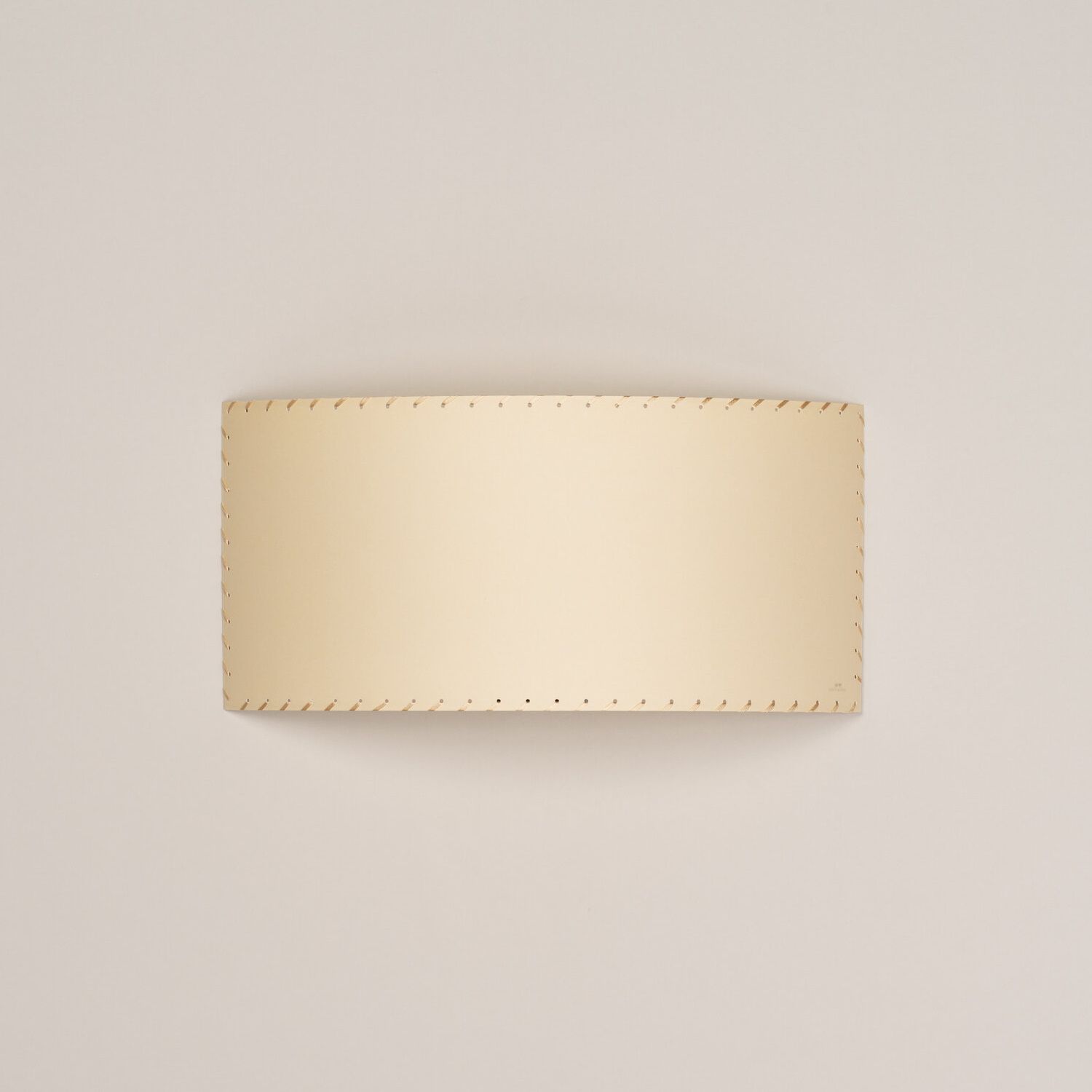Comodín rectangulaire applique murale Stitched beige parchment Santa & Cole