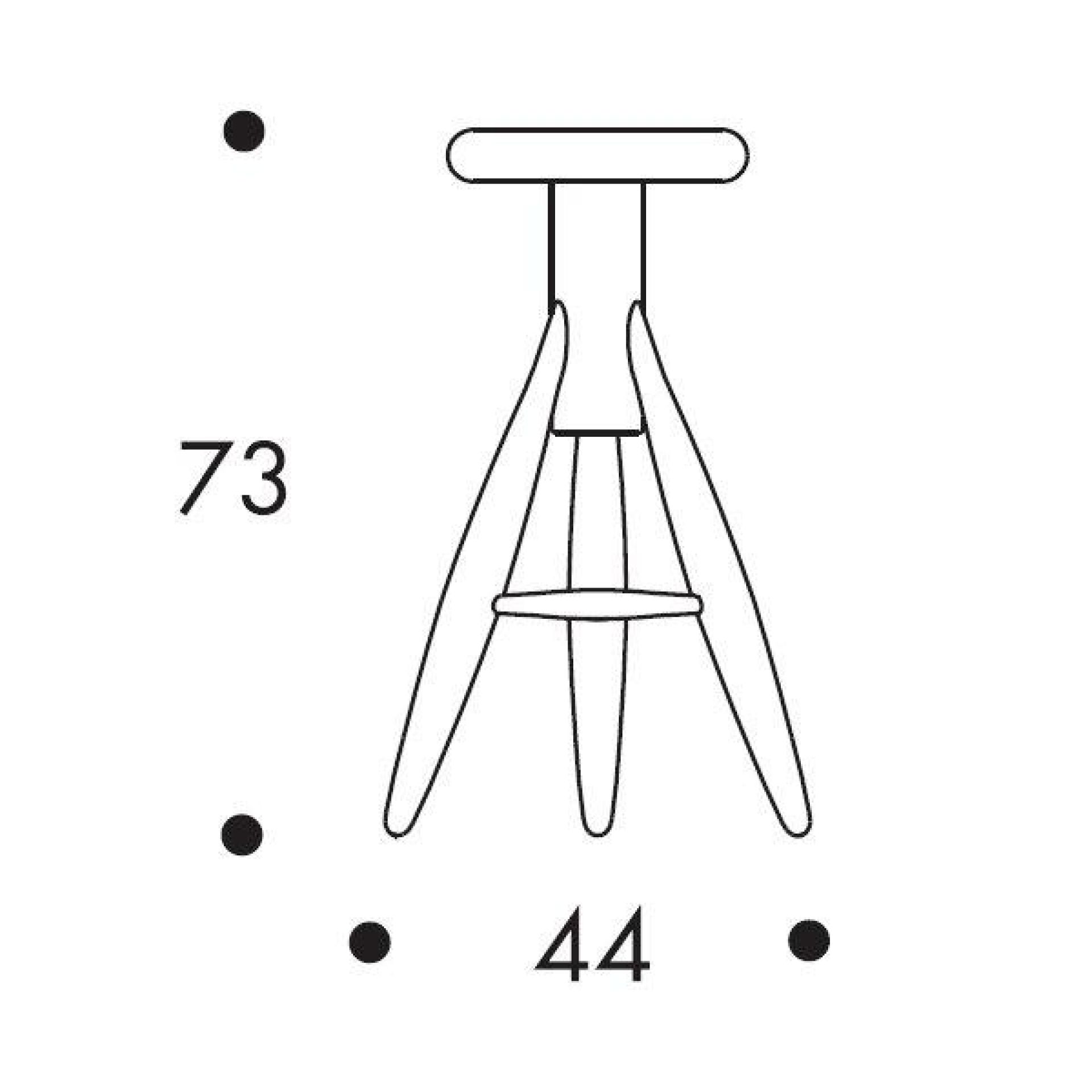 EA001 Rocket tabouret de bar Artek