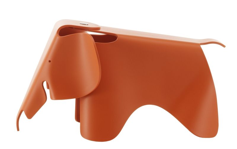 Eames Elephant Small petit RE Vitra Rouge Orange