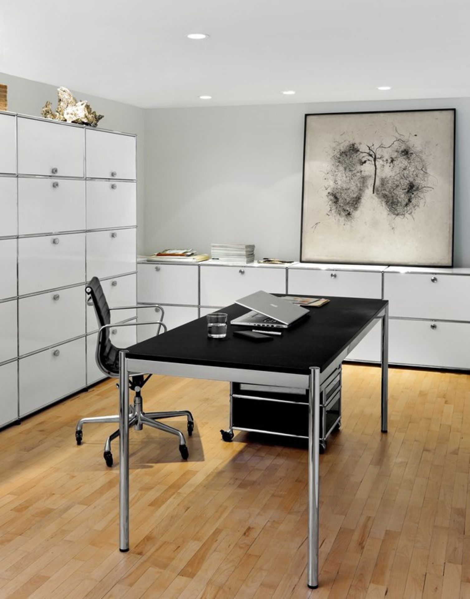 USM Haller Table 150 x 75 cm perle gris QUICK SHIP