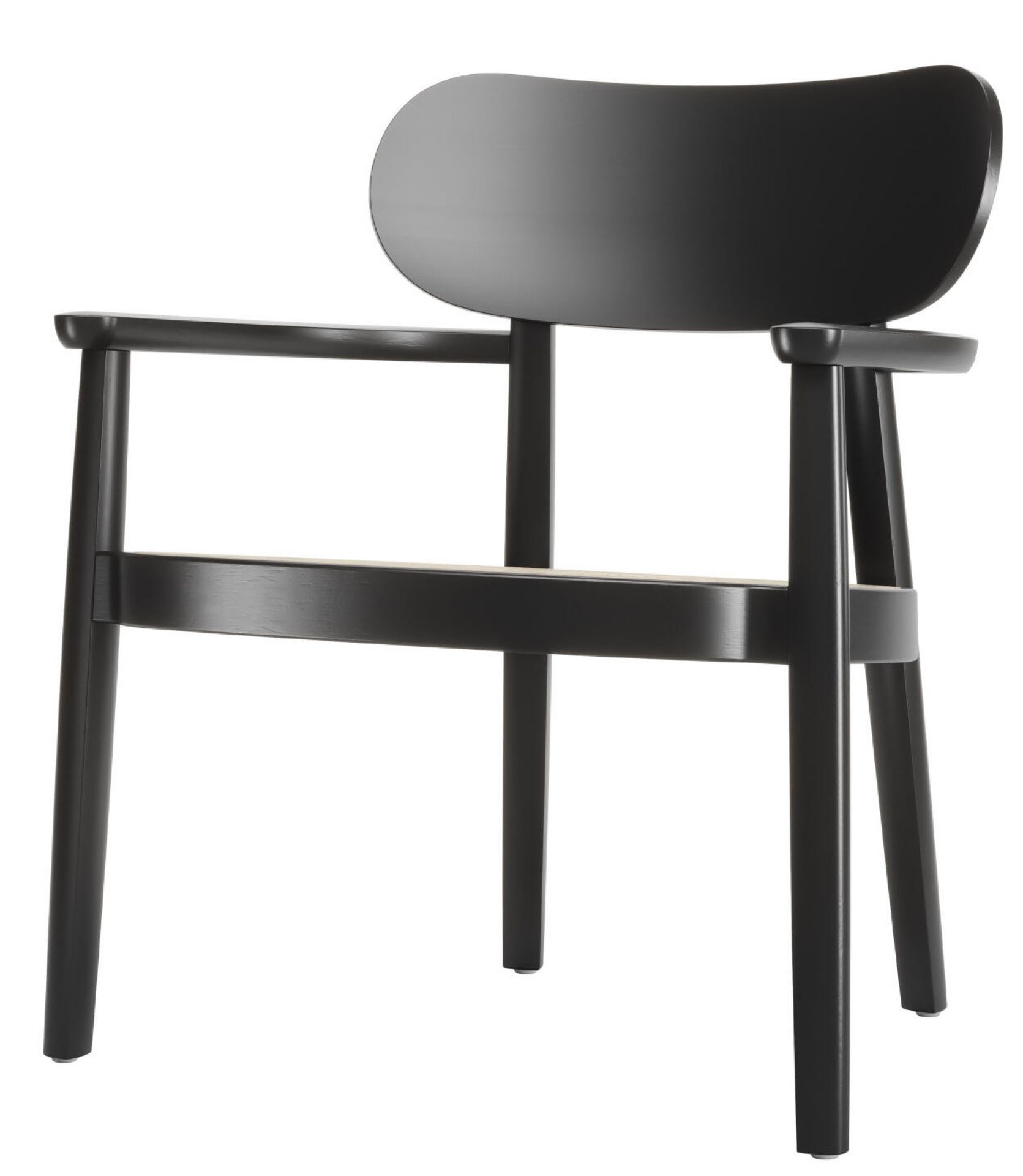 Fauteuil en bois avec accoudoirs 119 MF Thonet 