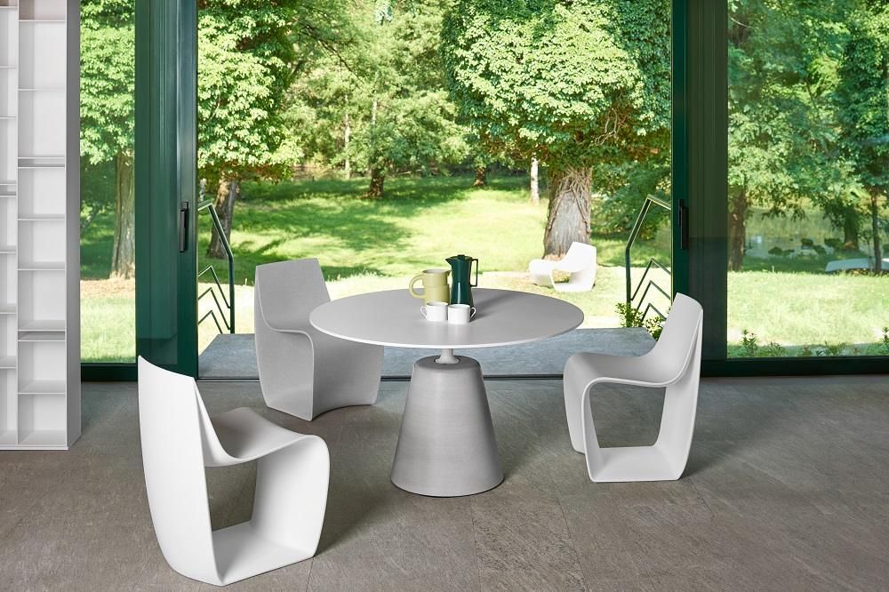SIGN MATT Chair Indoor / Outdoor Chaise MDF Italia Blanc matt SIGN MATT Chair Indoor / Outdoor Chaise MDF Italia Blanc matt