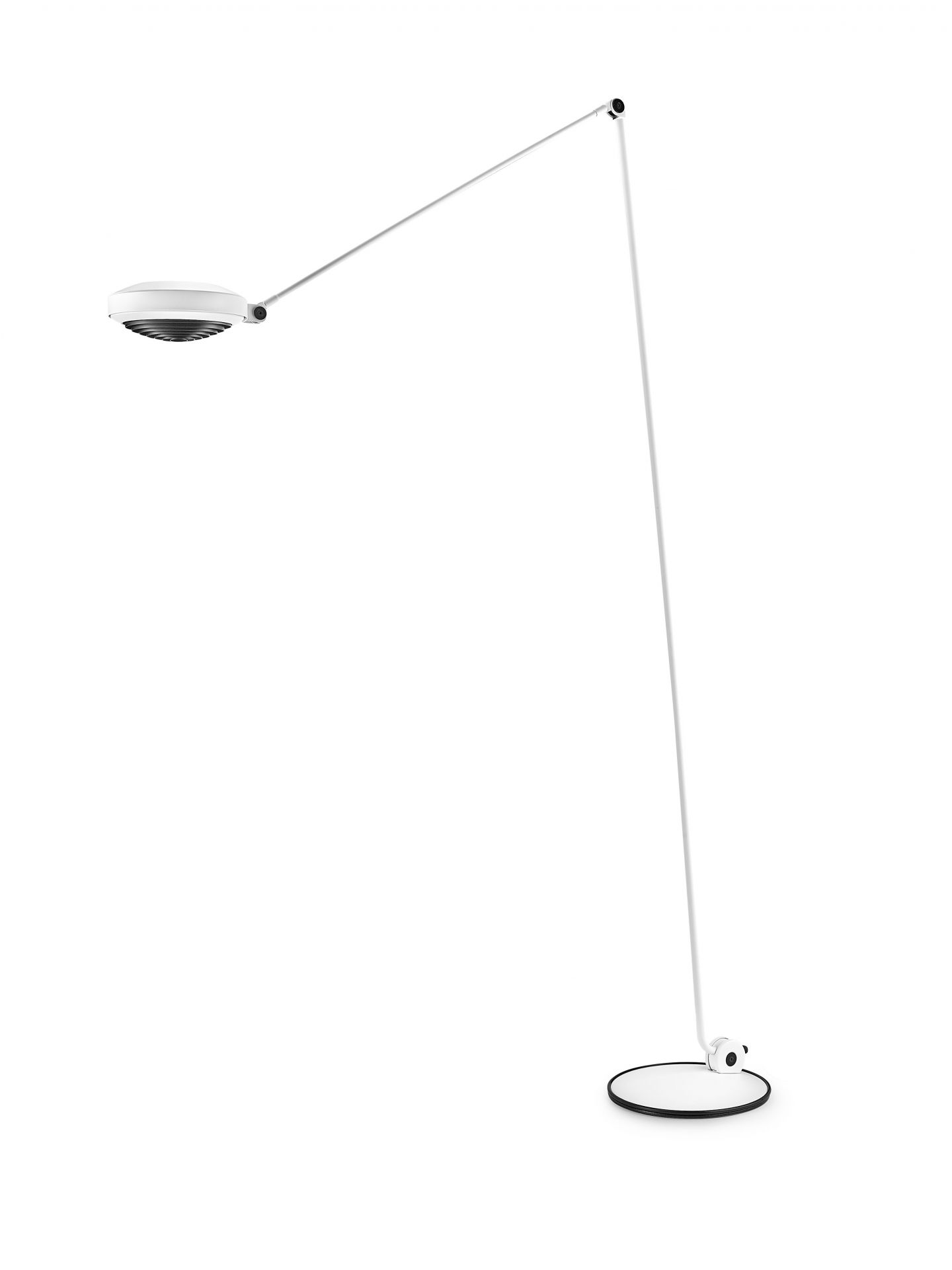 Elle LED Lampadaire Blanc mat Lumina