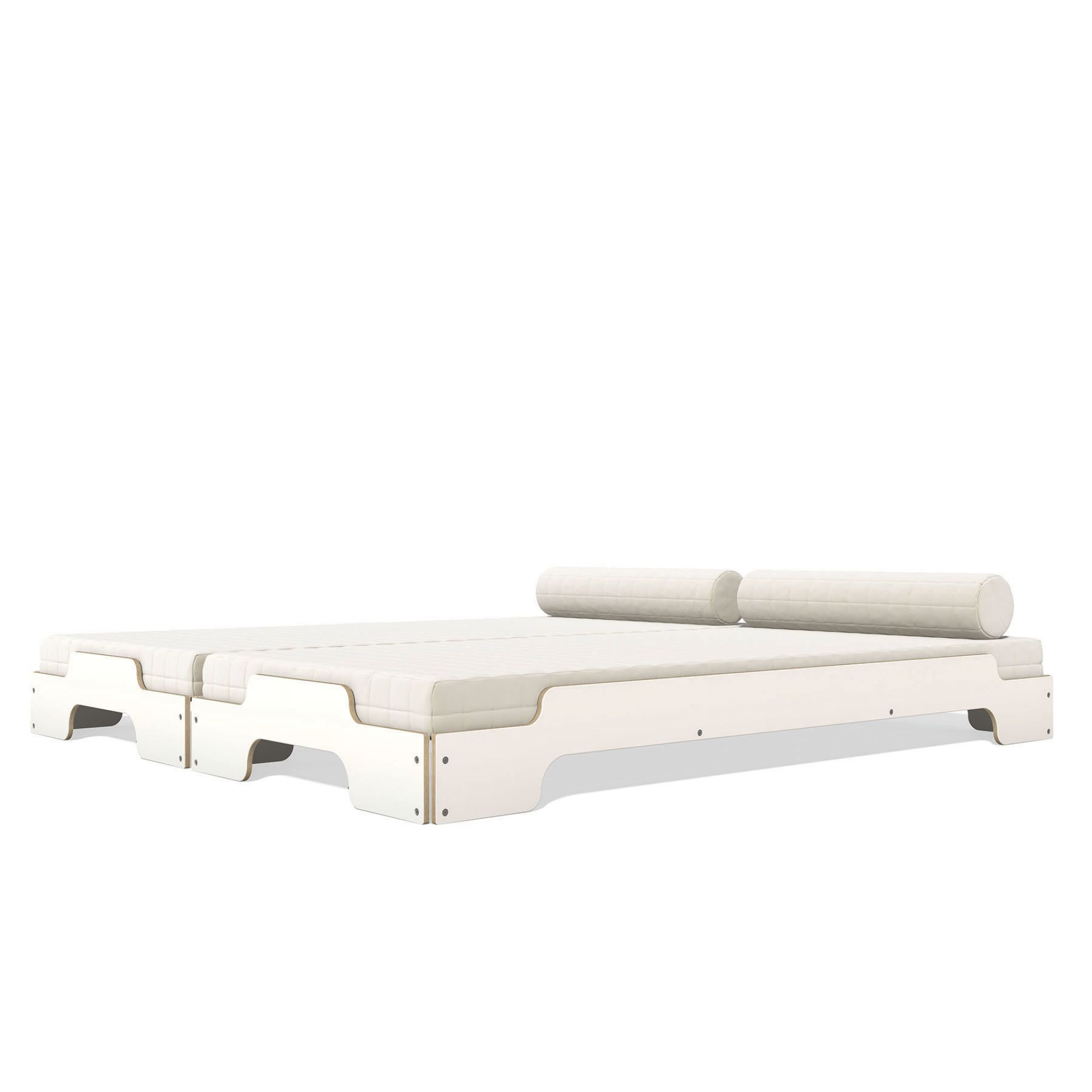 Lit empilable CPL Blanc Classique Hauteur Müller Möbelwerkstätten 900M2