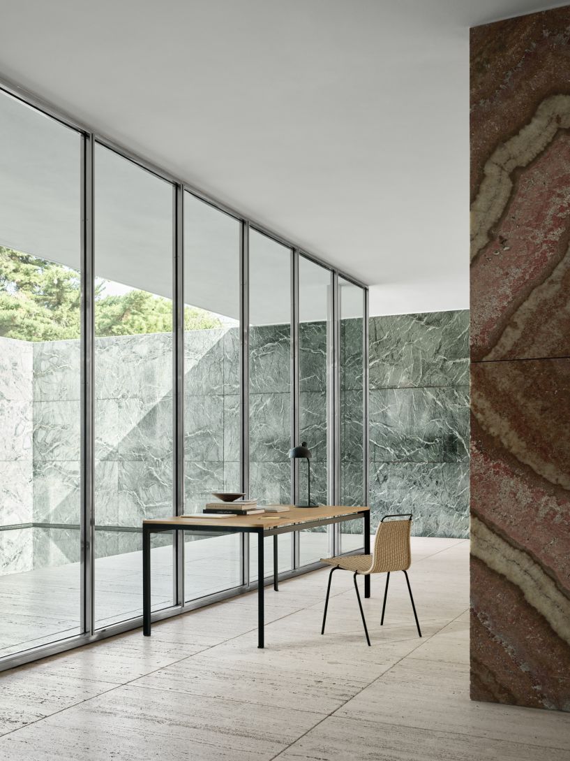 Chaise PK1 cordon naturel Carl Hansen & Søn 