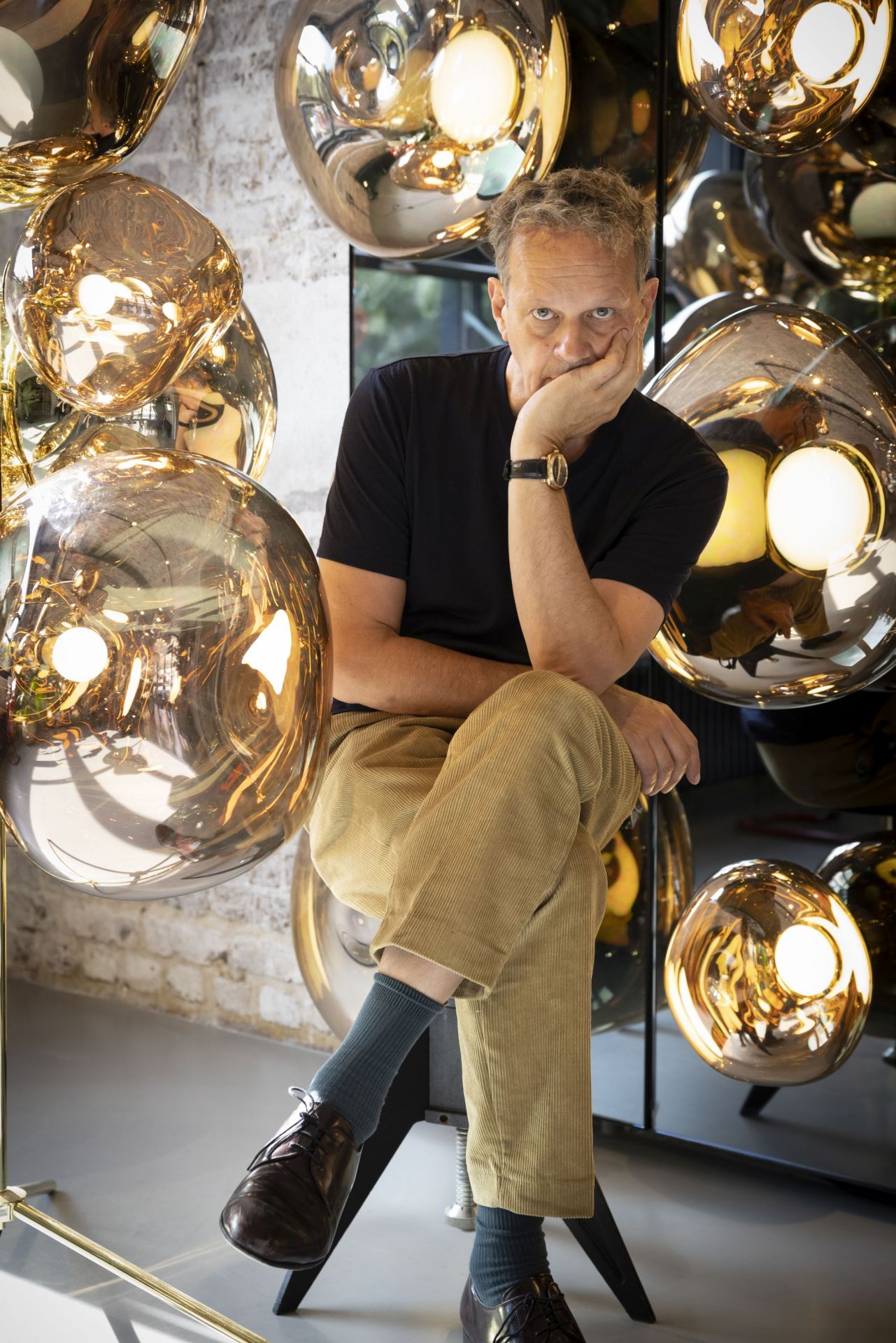 Melt Mini LED Lampe à suspendre cuivre Tom Dixon