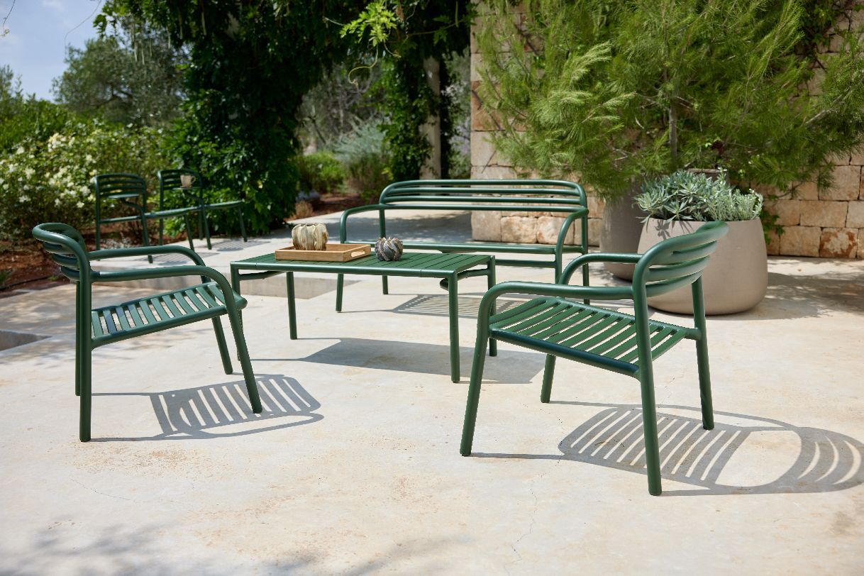 Jardinière ronde moyenne pour terreau, jardinière d'extérieur à cannelures