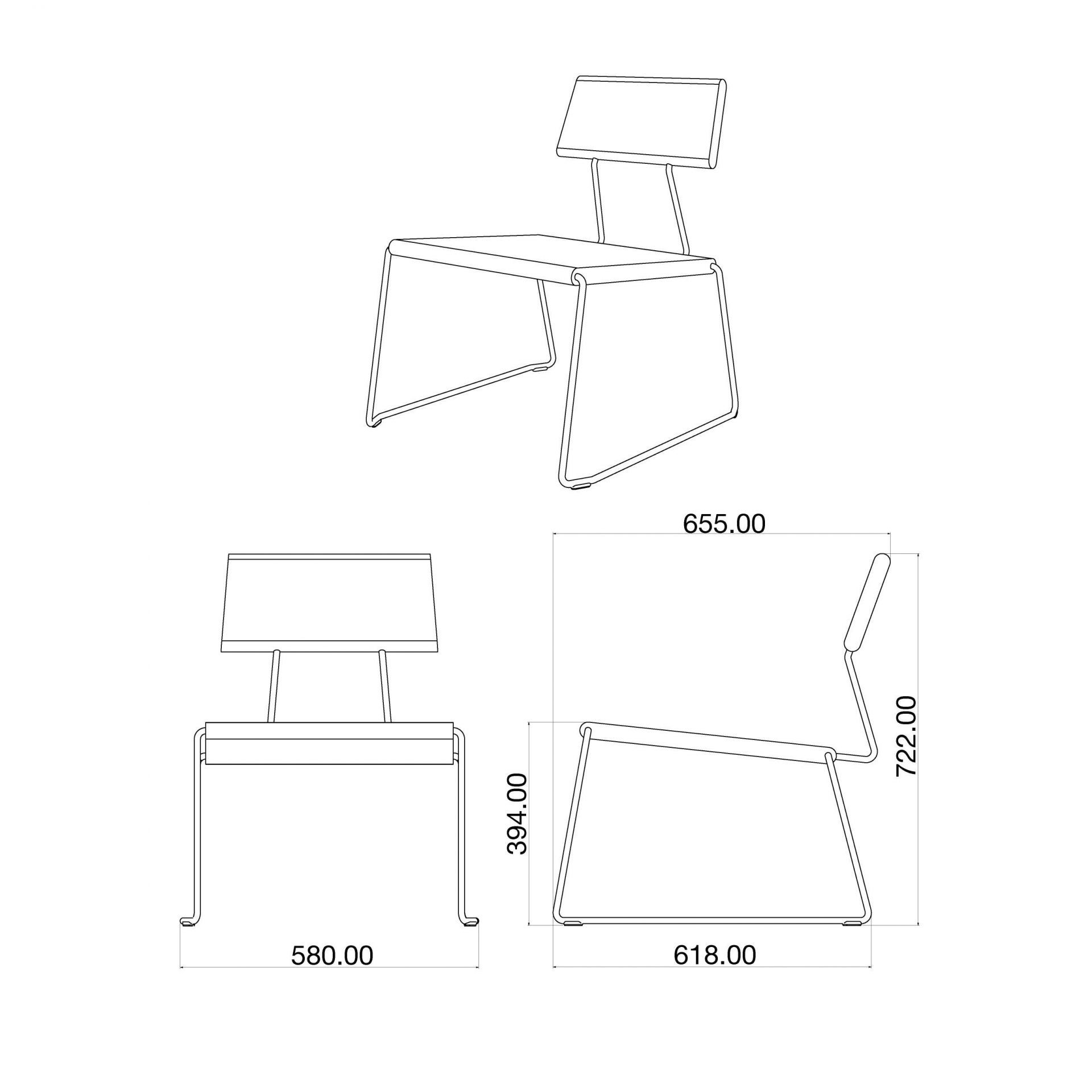D:007 Chaise Longue Fuchs & Habicht
