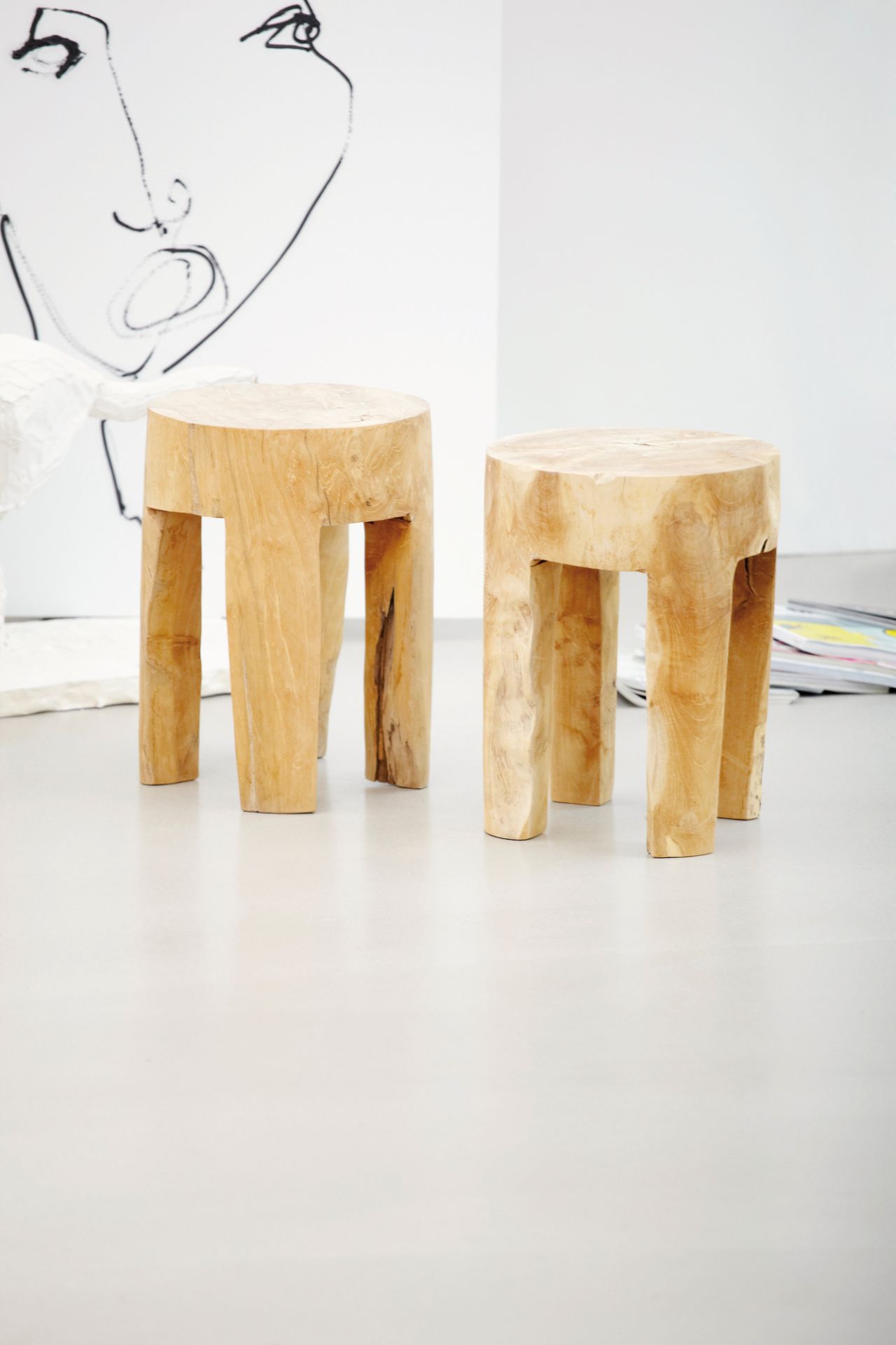 Java Tabouret Carré Jan Kurtz