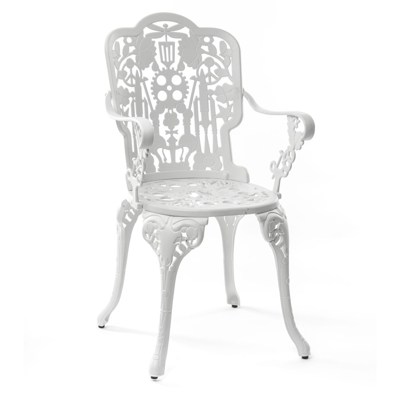 Industry Armchair Chaise avec accoudoirs Seletti