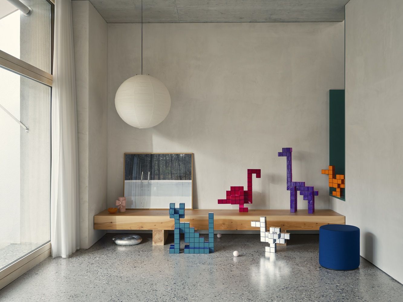 Panton Cubes Duck Duoton Sculpture Vitra