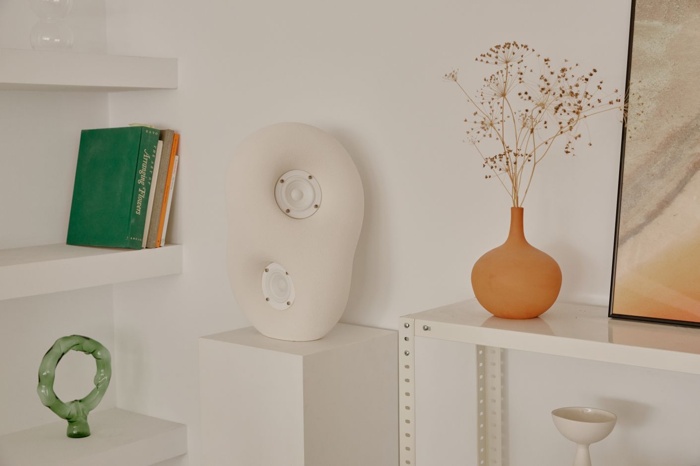 Sculpture acoustique Haut-parleur Transparent