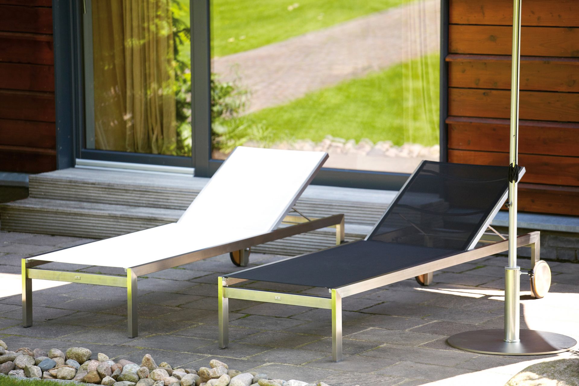 Luxury Sunbed Blanc Jan Kurtz